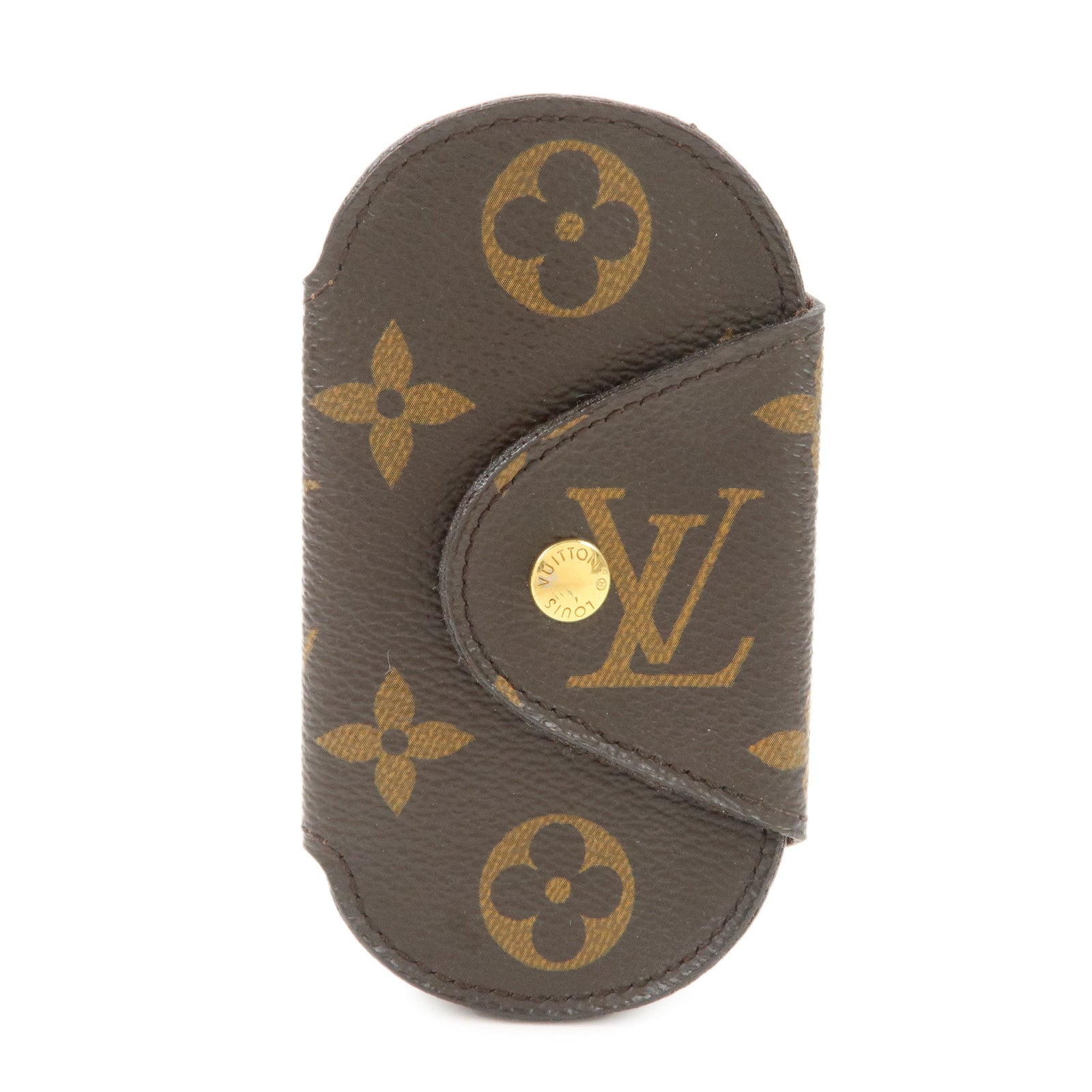 Louis Vuitton Monogram Multicles Rond PM Key Case Brown M60115