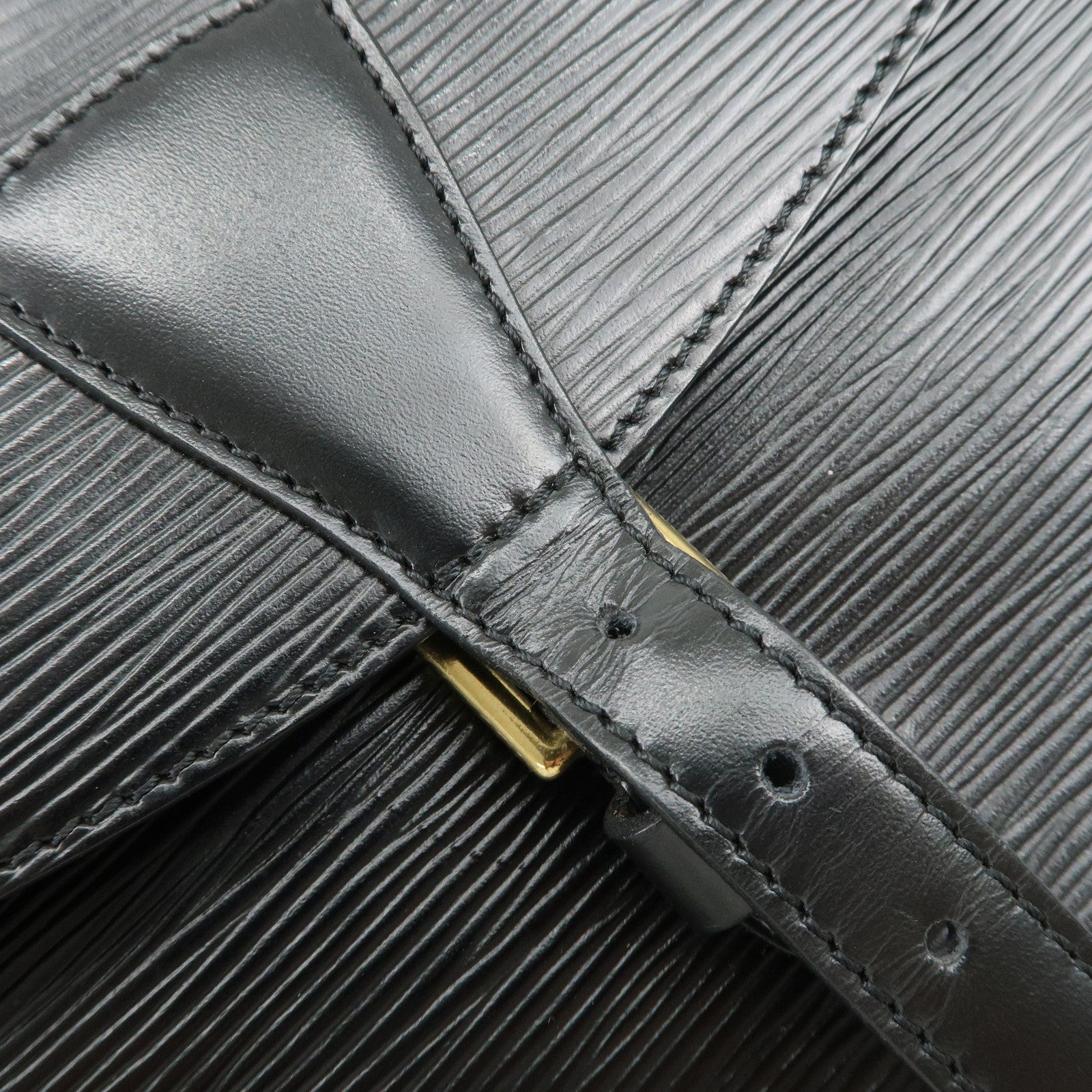 Louis Vuitton Epi Jeune Fille Shoulder Crossbody Bag Noir M52152
