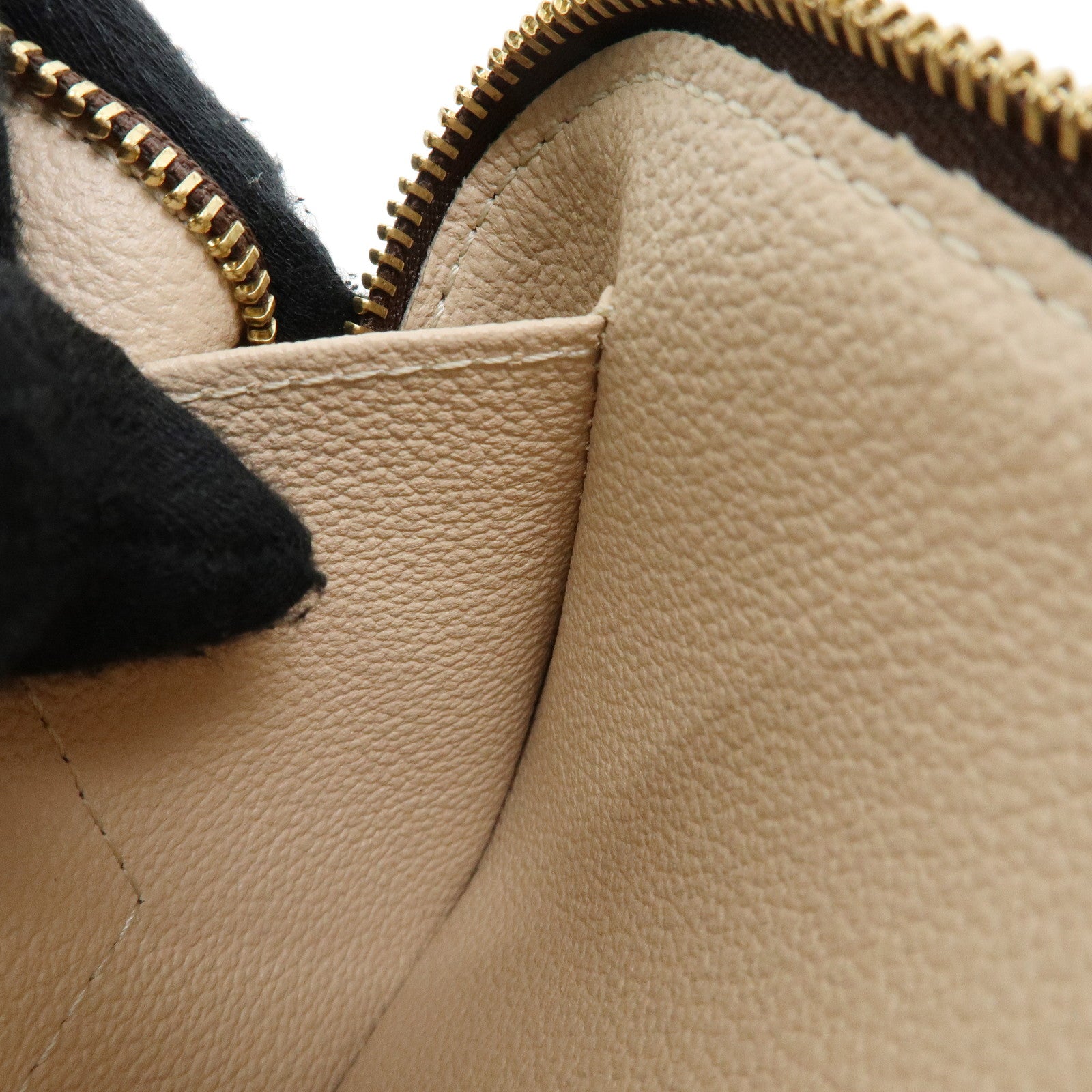 Louis Vuitton Monogram Pochette Cosmetic PM Pouch Brown M47515