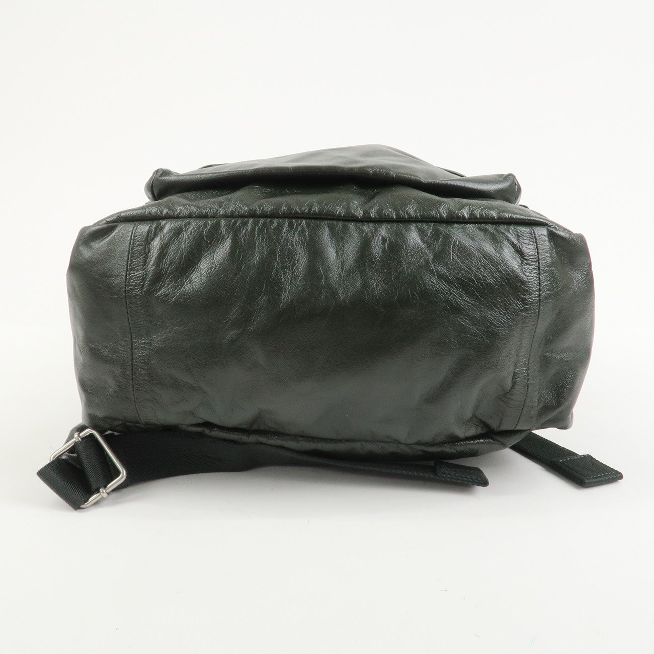 BOTTEGA VENETA Lamb Skin Nylon Medium Archetype Backpack Khaki