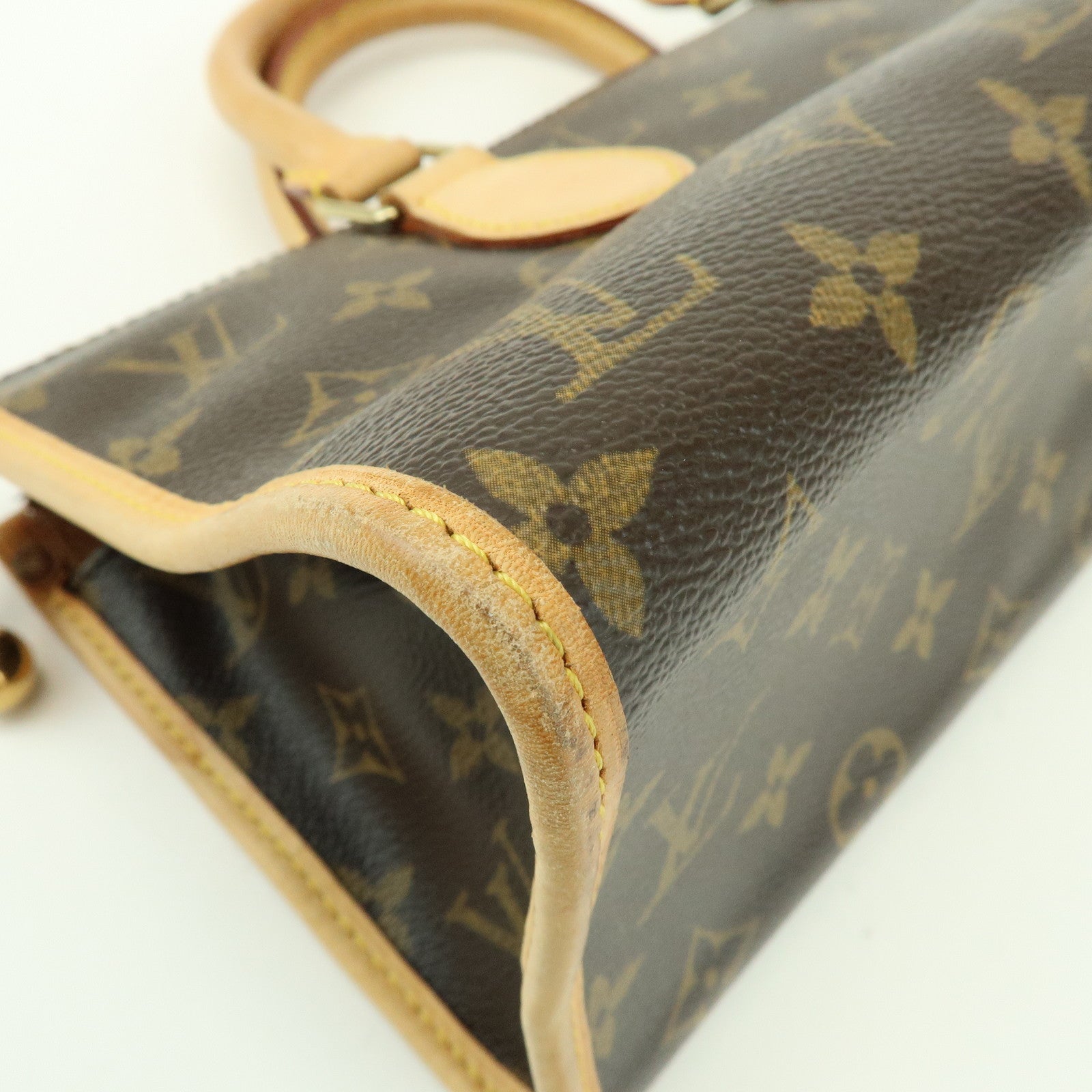 Louis Vuitton Monogram Popincourt Hand Bag Brown M40009