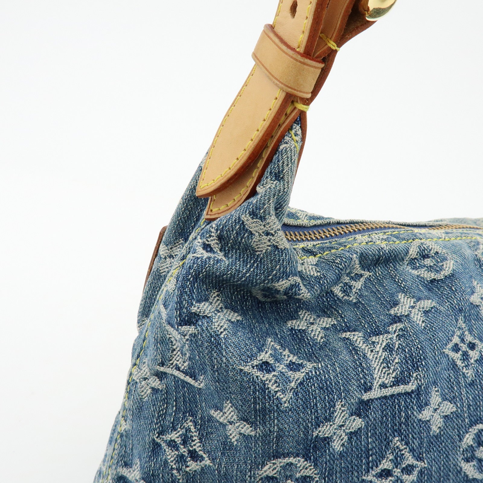 Louis Vuitton Monogram Denim Baggy PM 2Way Bag Shoulder Bag M95049