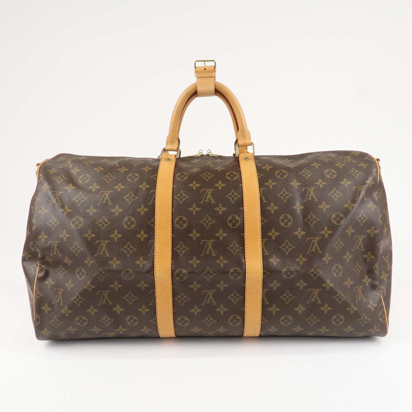 Louis Vuitton Monogram Keep All Bandouliere 55 Boston Bag M41414 Used