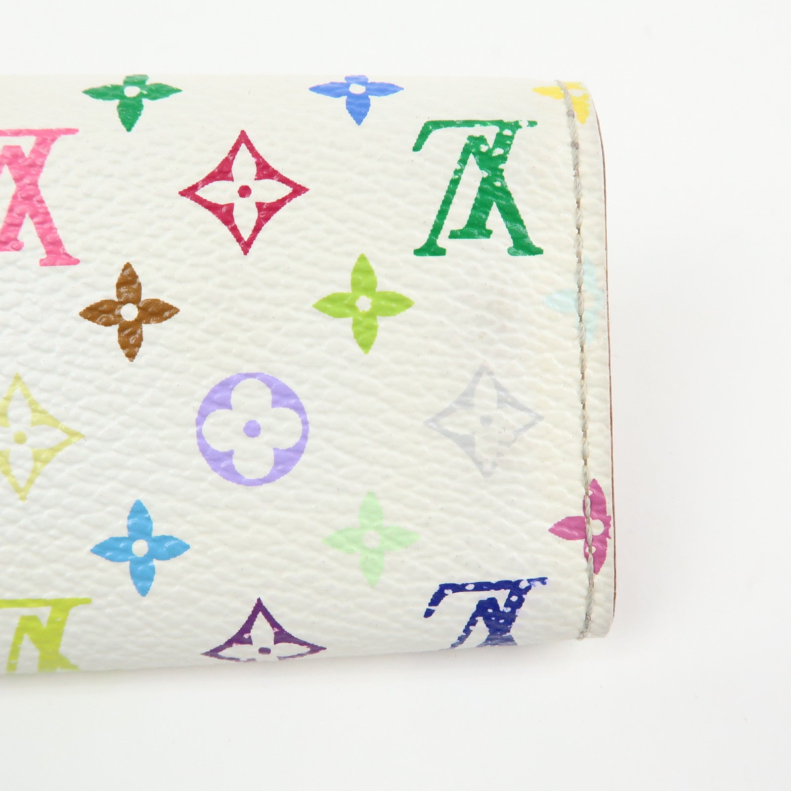 Louis Vuitton Monogram Multicolor Multicles 4 Key Case Blanc M93731