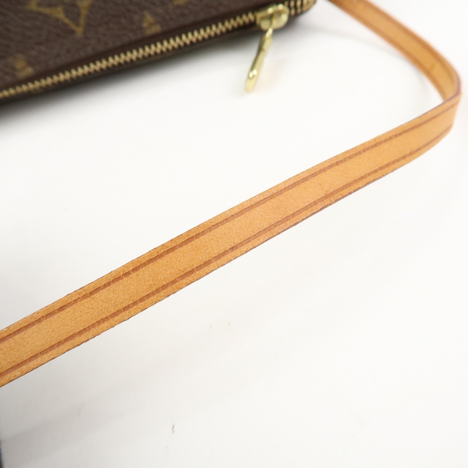 Louis Vuitton Monogram Mini Pouch for Papillon Bag Brown