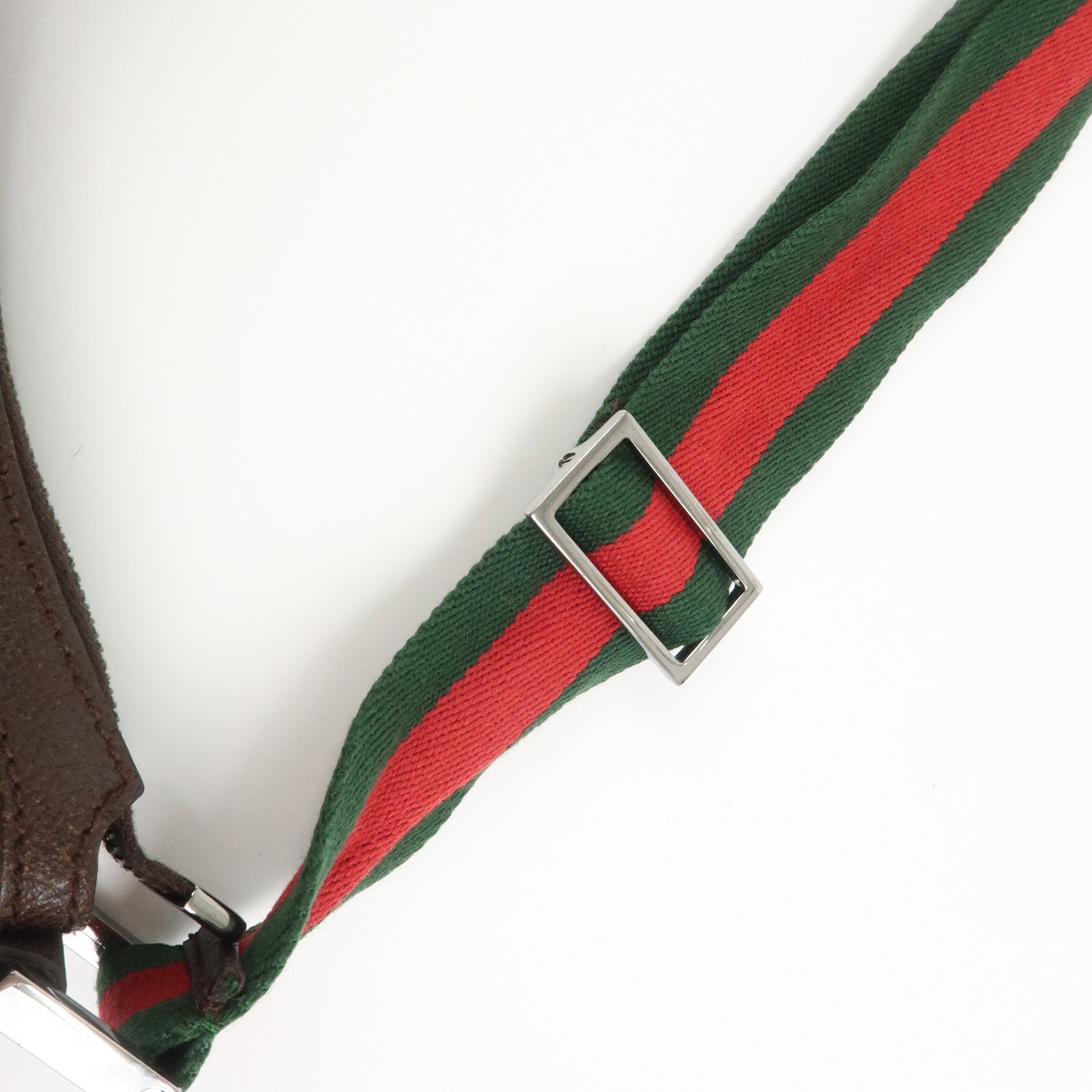 GUCCI Sherry GG Canvas Leather Shoulder Bag Beige Brown 181092