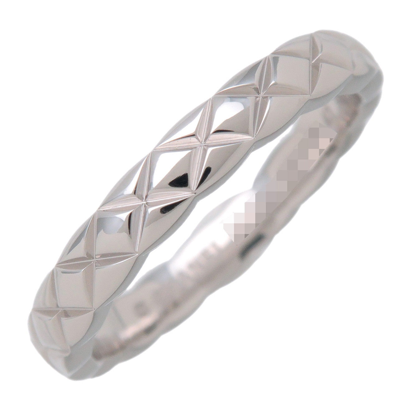 CHANEL COCO Crush Ring #47 PT950 Platinum US4 EU47 HK6.5 J11117