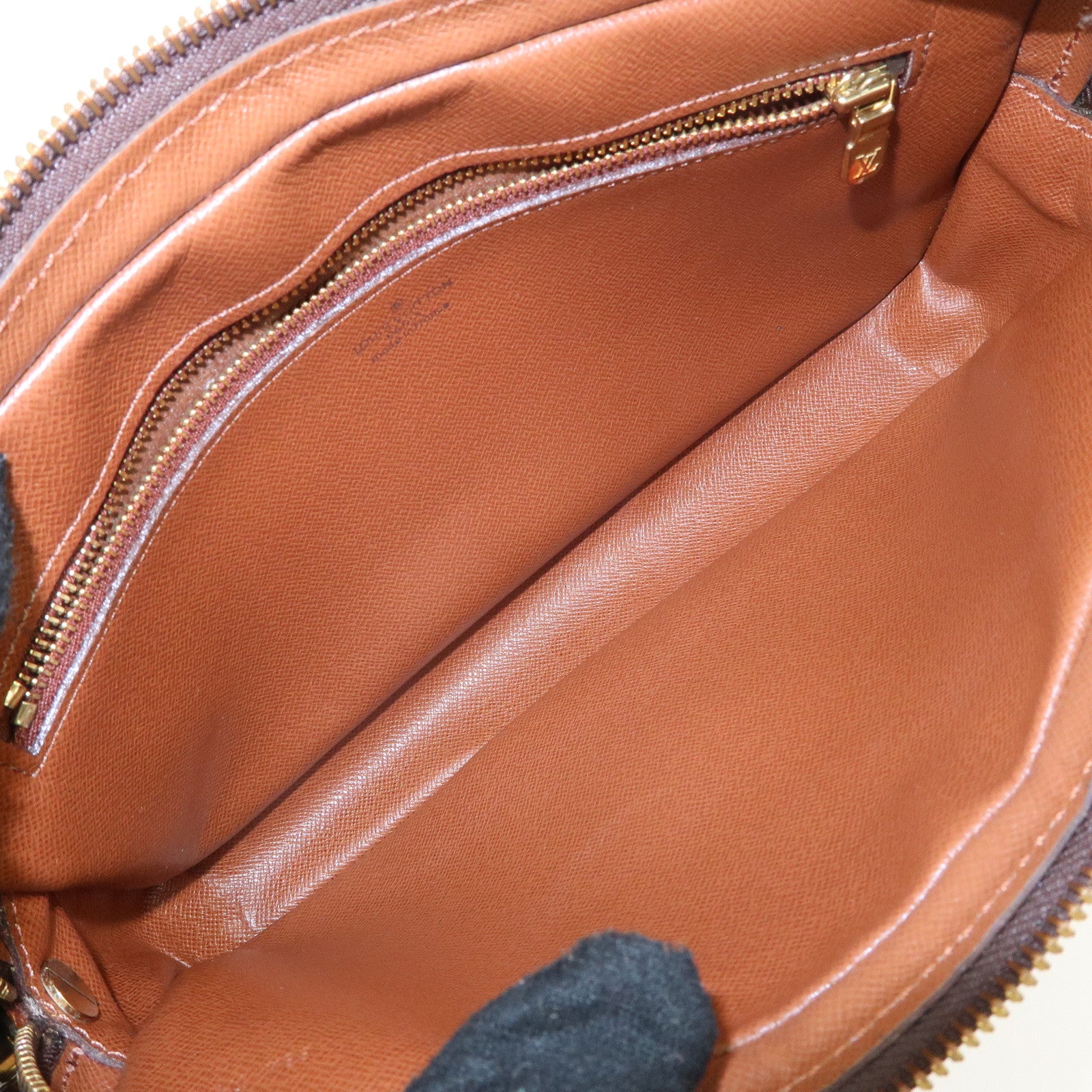 Louis Vuitton Monogram Marly Dragonne GM Clutch Bag Brown M51825 Used