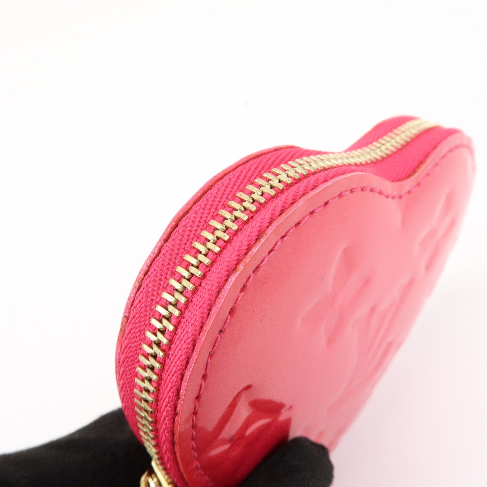 Louis Vuitton Monogram Vernis Porte Monnaie Coeur Coin Case M93657