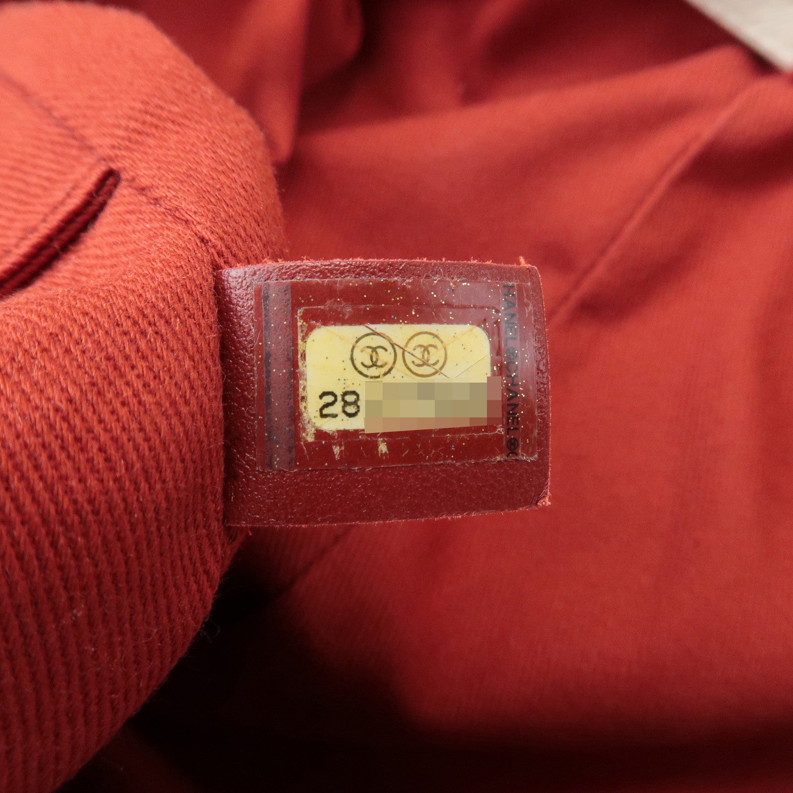 CHANEL Deauville 2Way Leather Tweed Tote Shoulder Bag Ivory Used