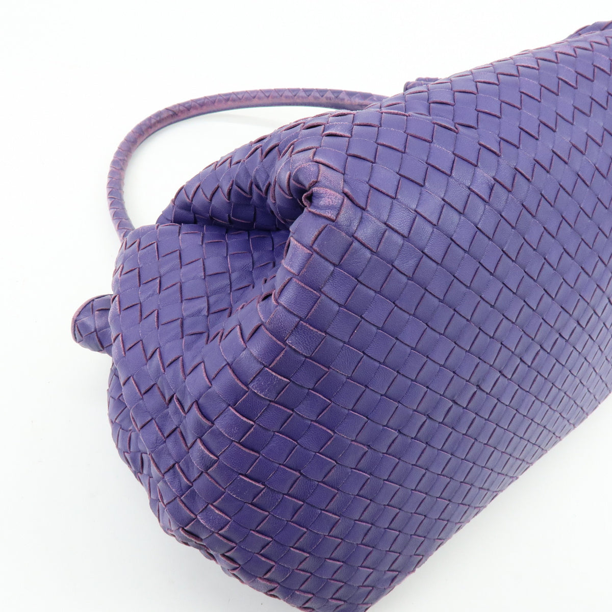 BOTTEGA VENETA Intrecciato Nappa Leather Tote Bag Purple 222322
