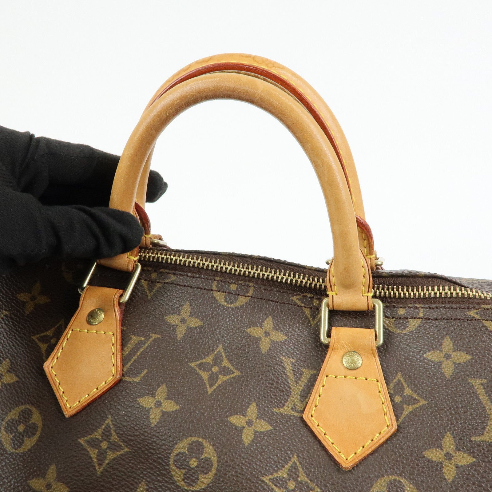 Louis Vuitton Monogram Speedy 35 Boston Bag Hand Bag M41524