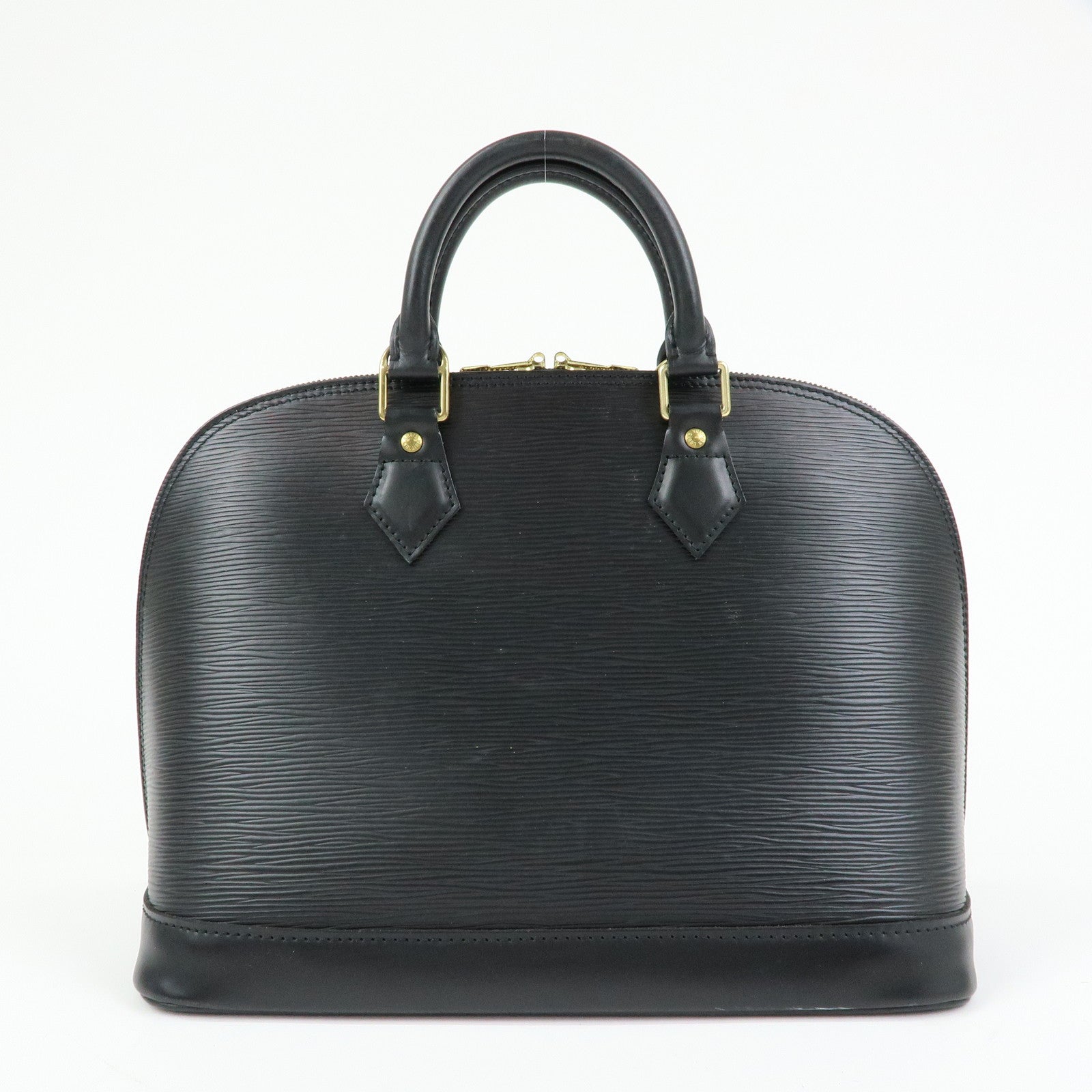 Louis Vuitton Epi Leather Alma Hand Bag Noir Black M52142
