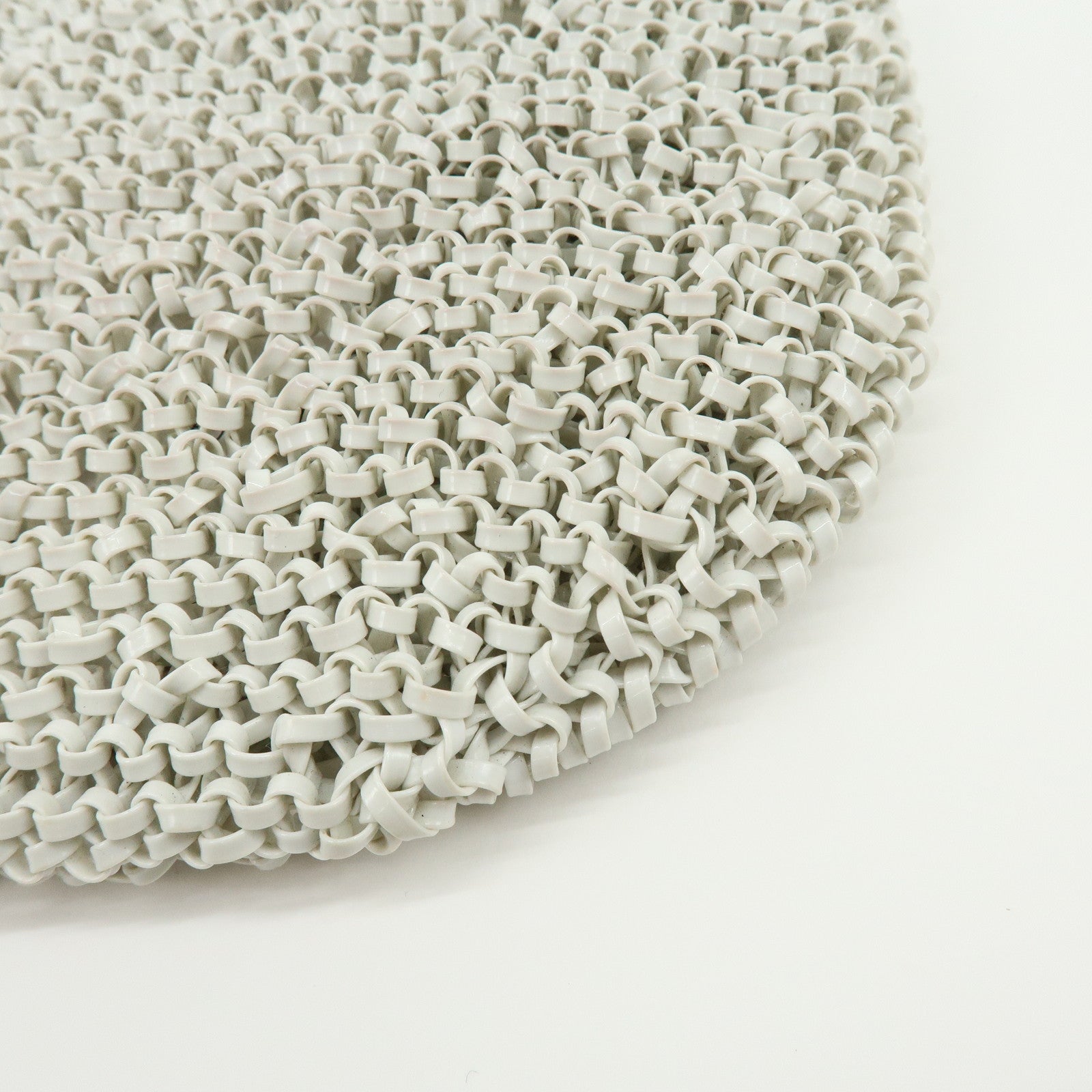 ANTEPRIMA Nylon Leather Set of 2 PVC Wire Bag Mini Tote Bag Ivory