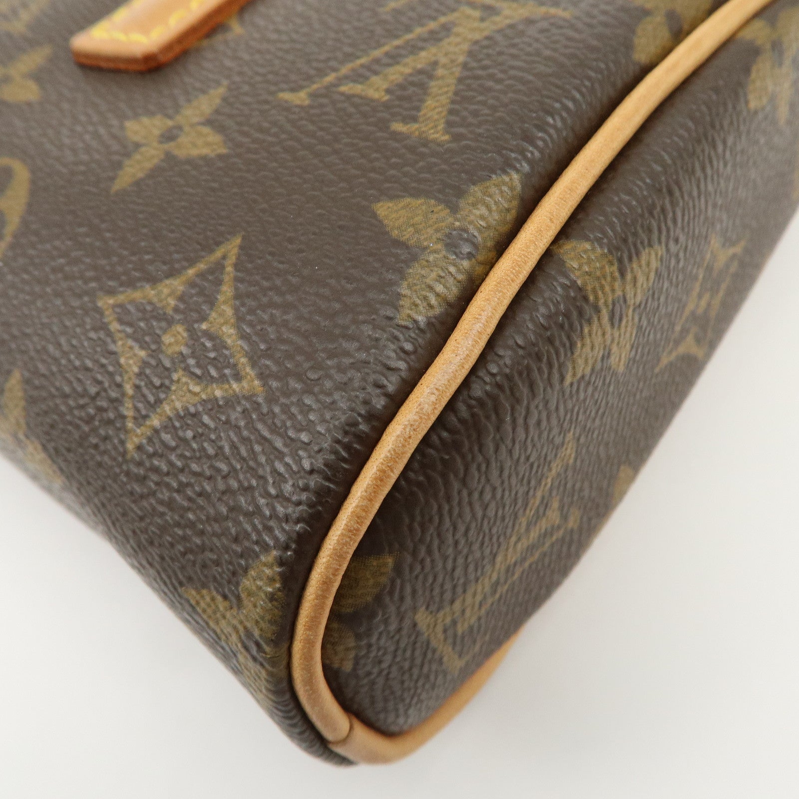 Louis Vuitton Monogram Sonatine Hand Bag Brown M51902