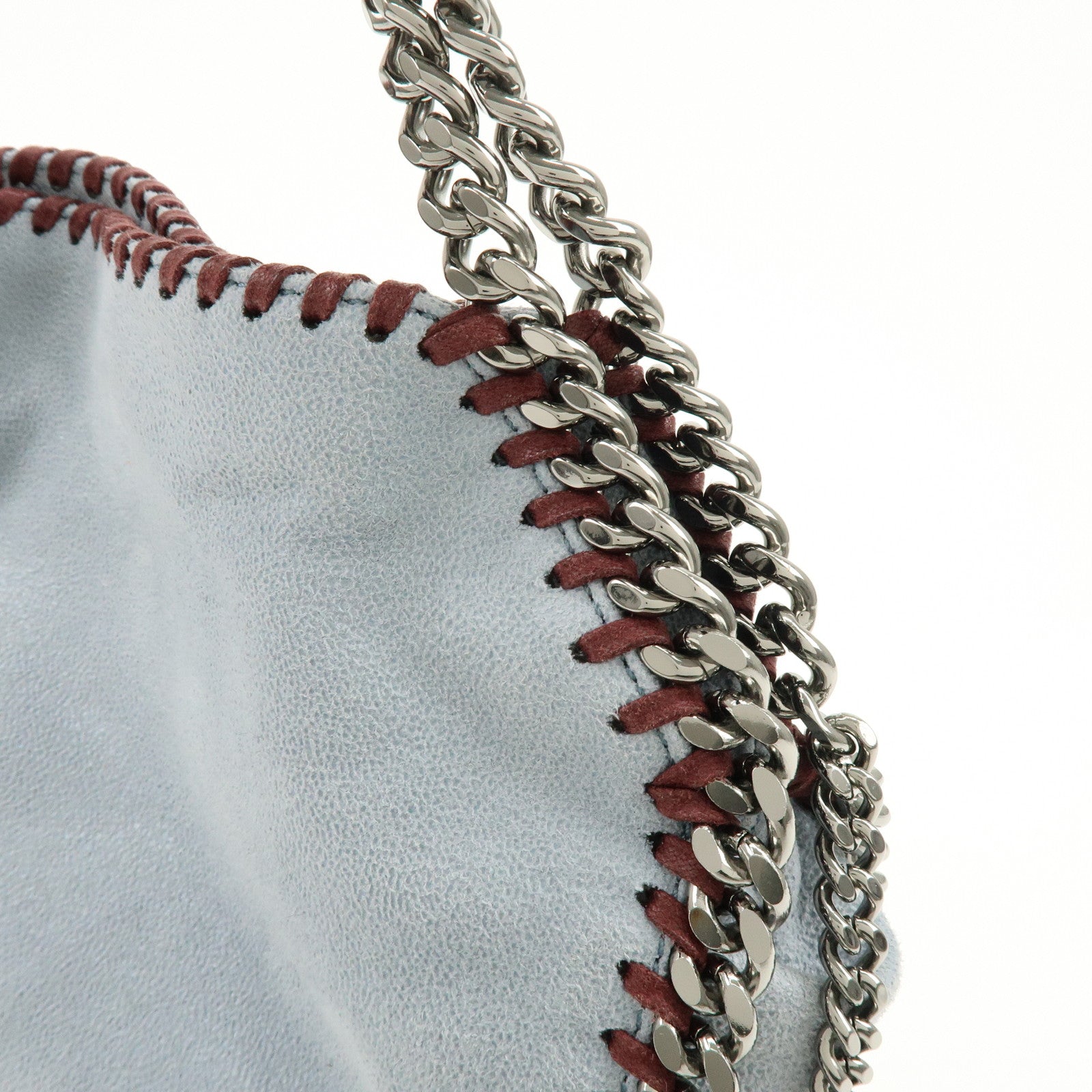 STELLA MCCARTNEY Falabella Tiny Faux Leather 2Way Bag Blue 371223