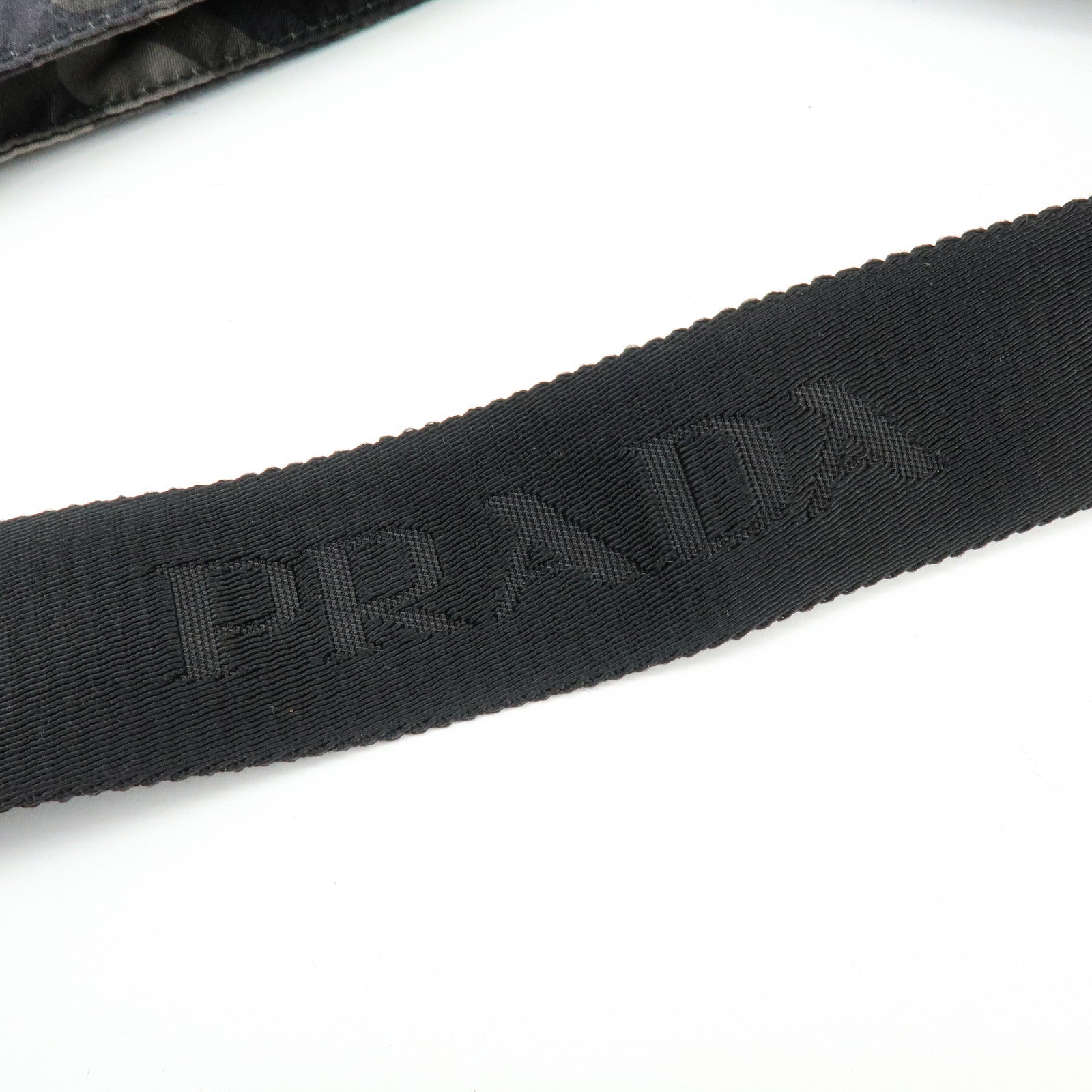 PRADA Triangle Logo Nylon Shoulder Bag Crossbody Bag Camouflage