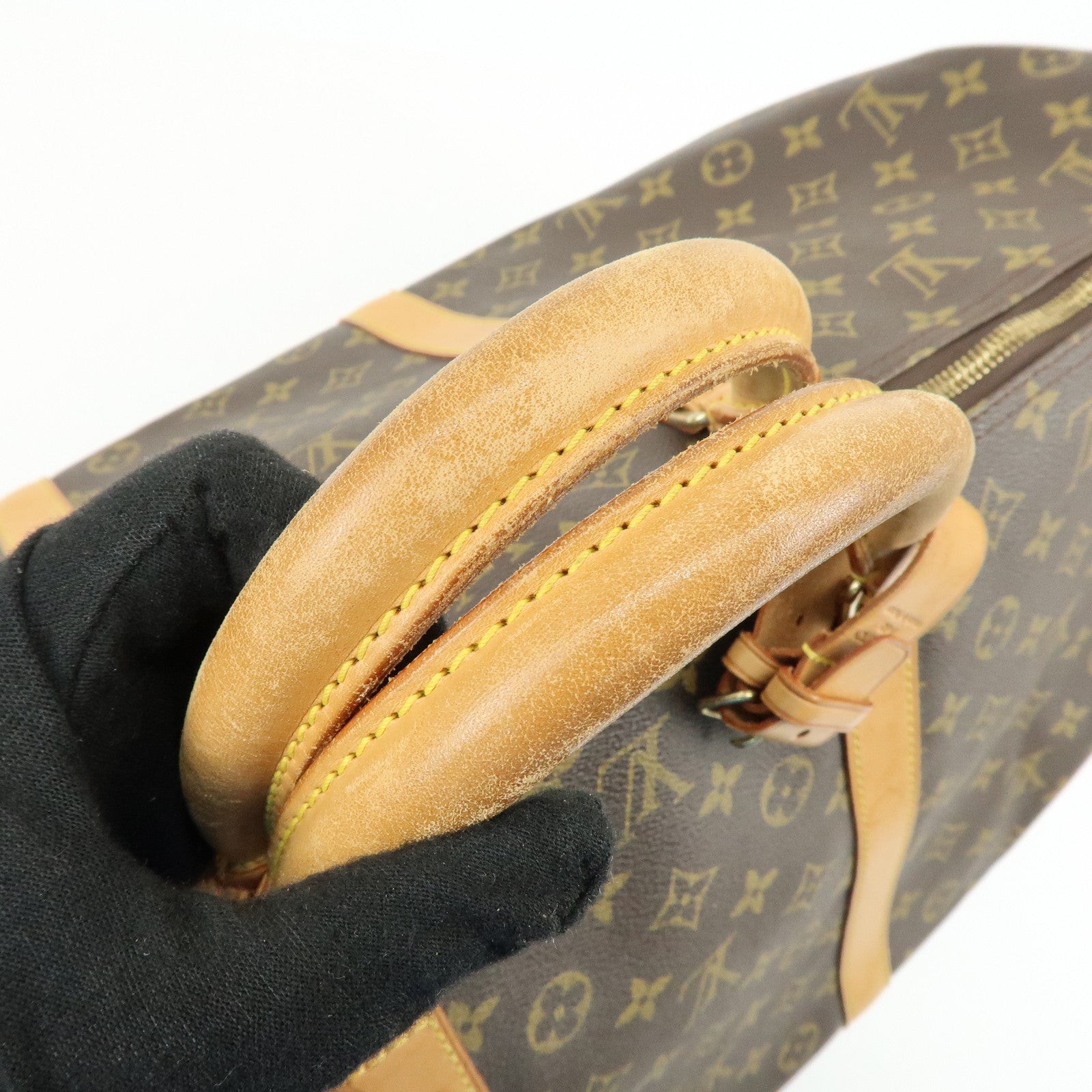 Louis Vuitton Monogram Keep All Bandouliere 60 Boston Bag M41412