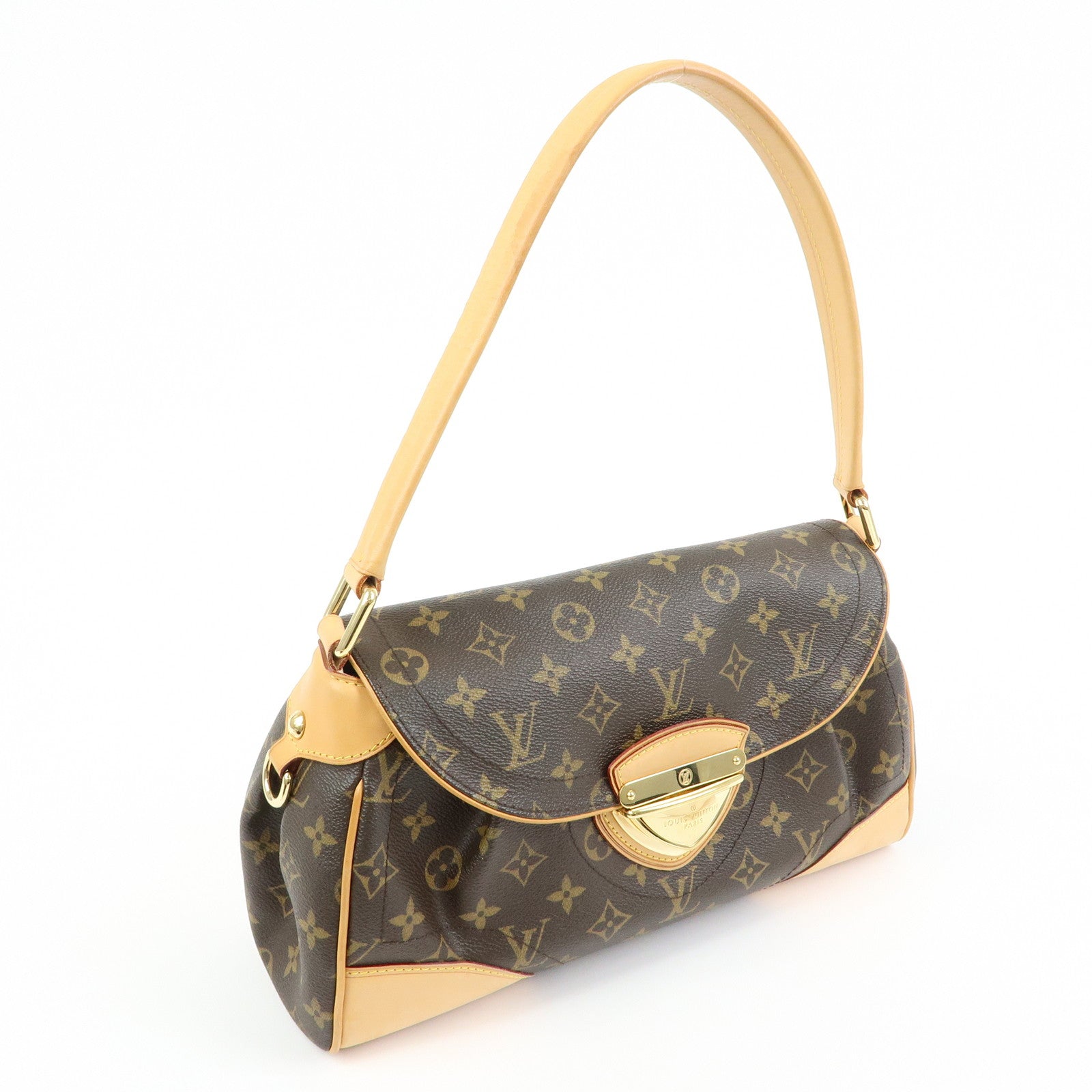 Louis Vuitton Monogram Beverly MM Shoulder Hand Bag Brown M40121