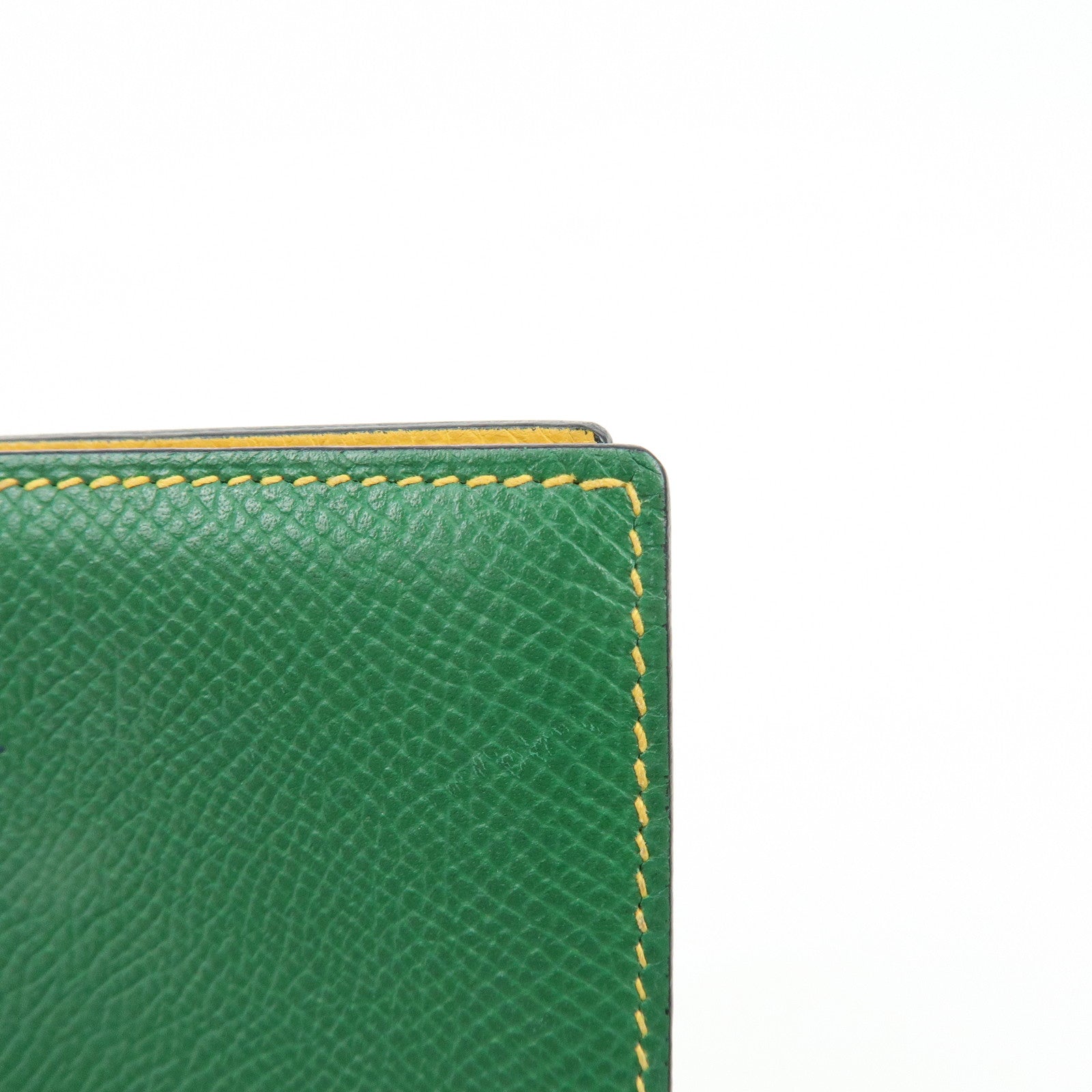 HERMES Veau Epsom Agenda GM Planner Cover □A Stamped Green