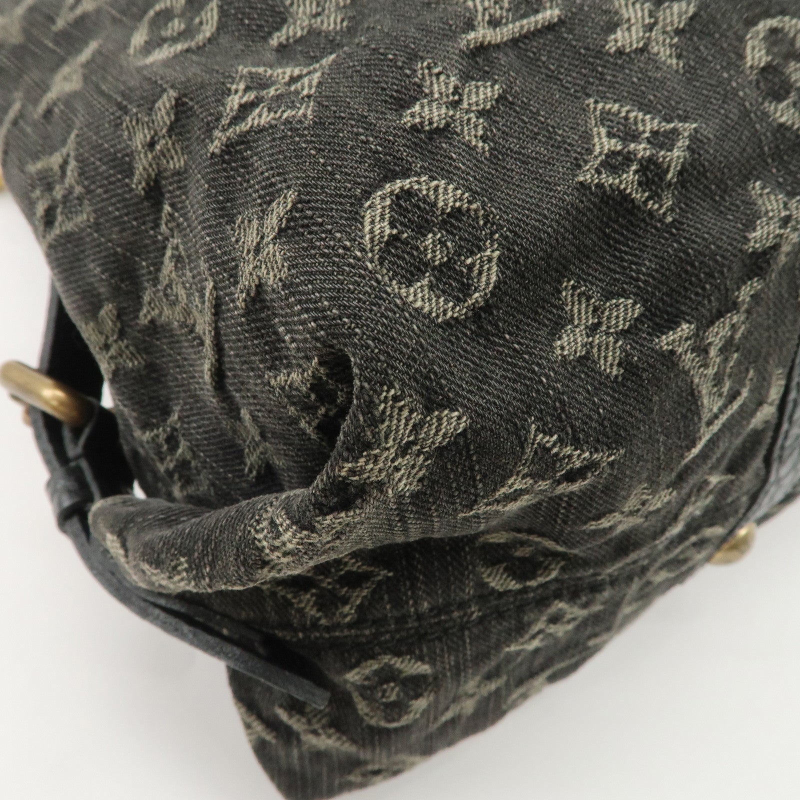 Louis Vuitton Monogram Denim Neo Cabby MM 2Way Bag Noir M95351