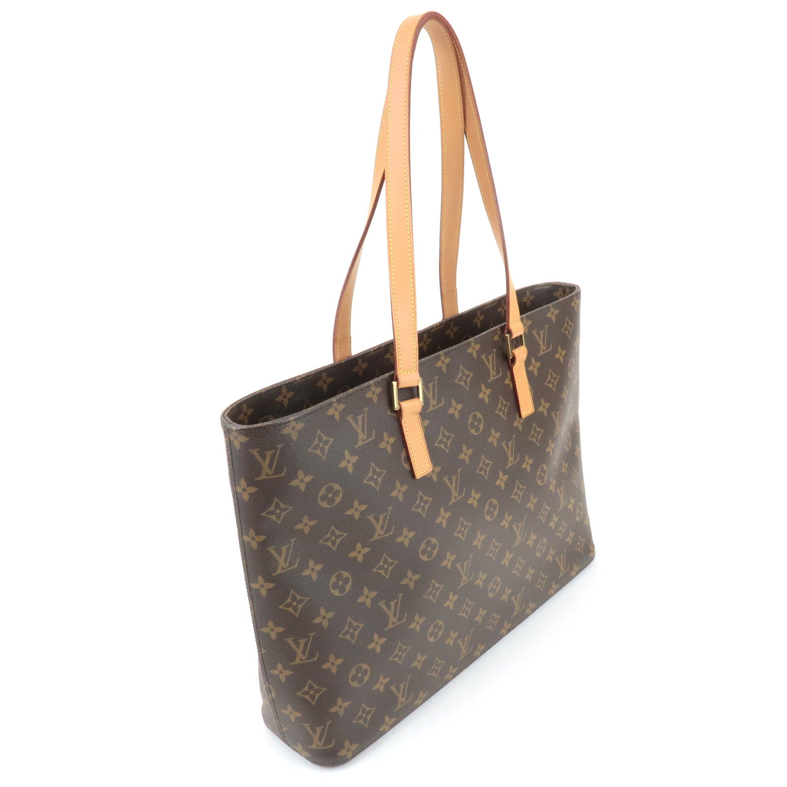 Louis Vuitton Monogram Luco Tote Bag Hand Bag Brown M51155