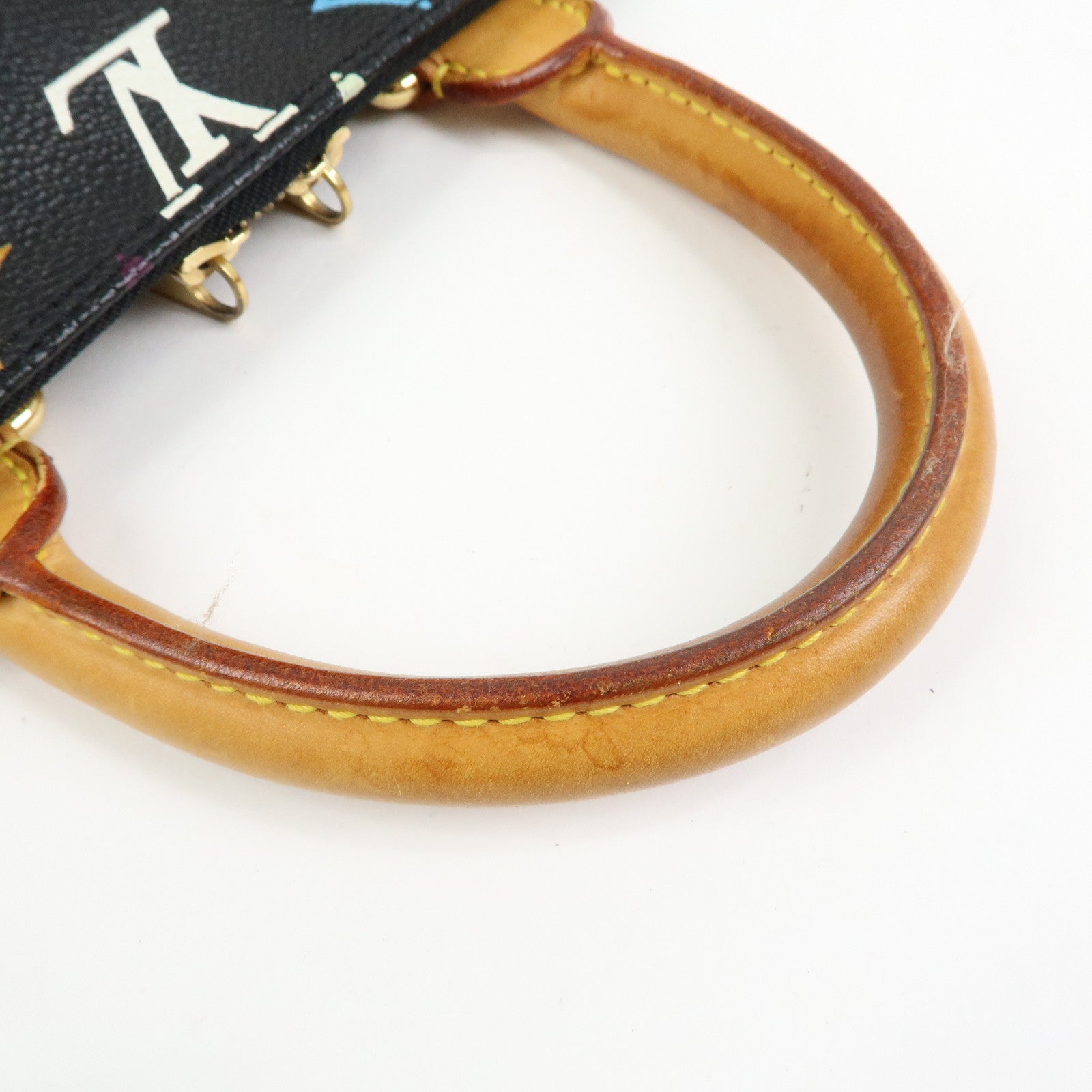 Louis Vuitton Monogram Multicolor Alma PM Hand Bag Noir M40444
