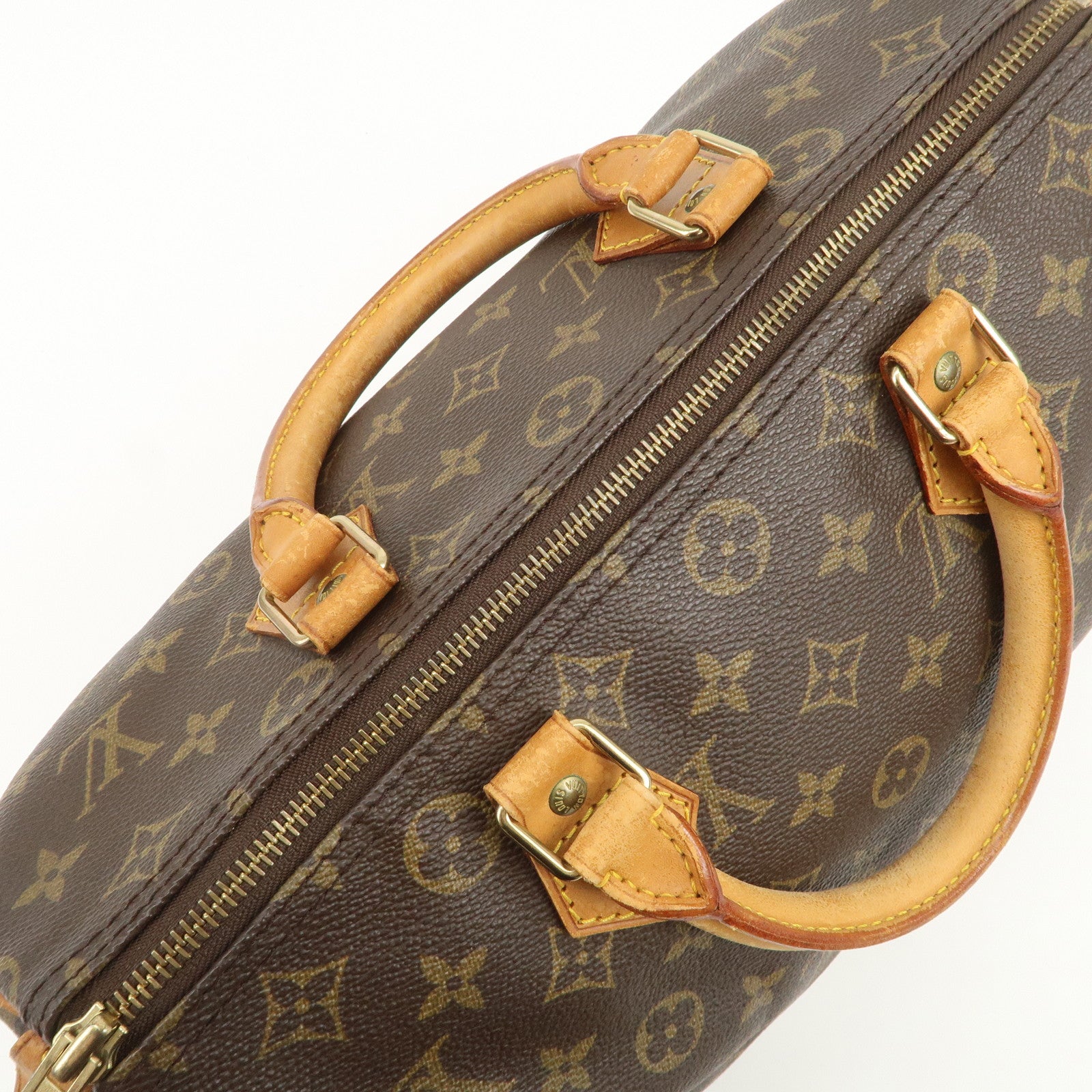 Louis Vuitton Monogram Speedy 30 Boston Bag Hand Bag Brown M41526