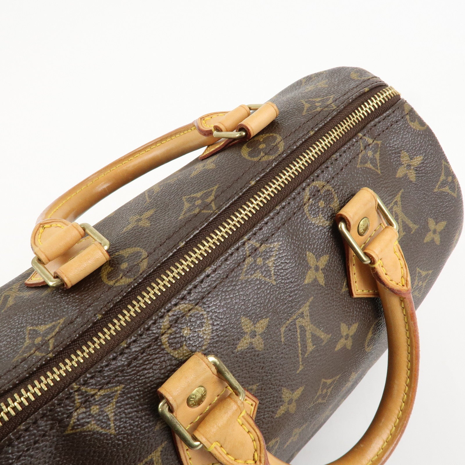 Louis Vuitton Monogram Speedy 25 Hand Bag Boston Bag M41528 Used