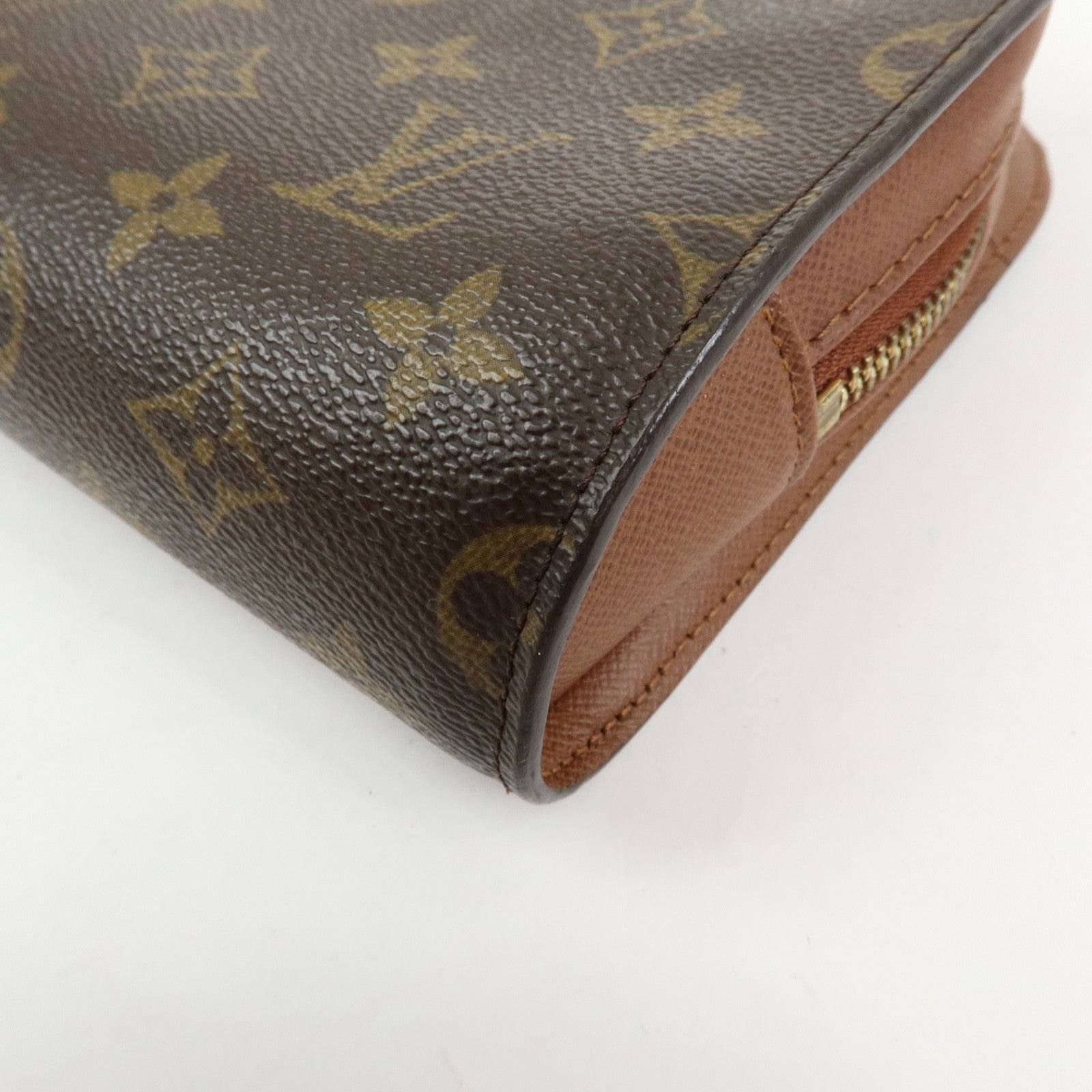 Louis Vuitton Monogram Orsay Clutch Bag Pouch Brown M51790