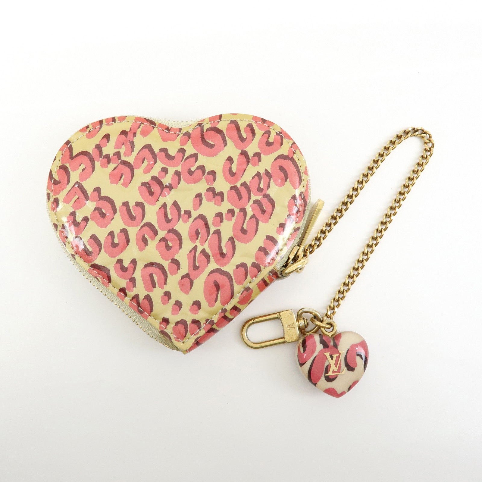 Louis Vuitton Monogram Vernis Porte Monnaie Coeur Coin Case M91473