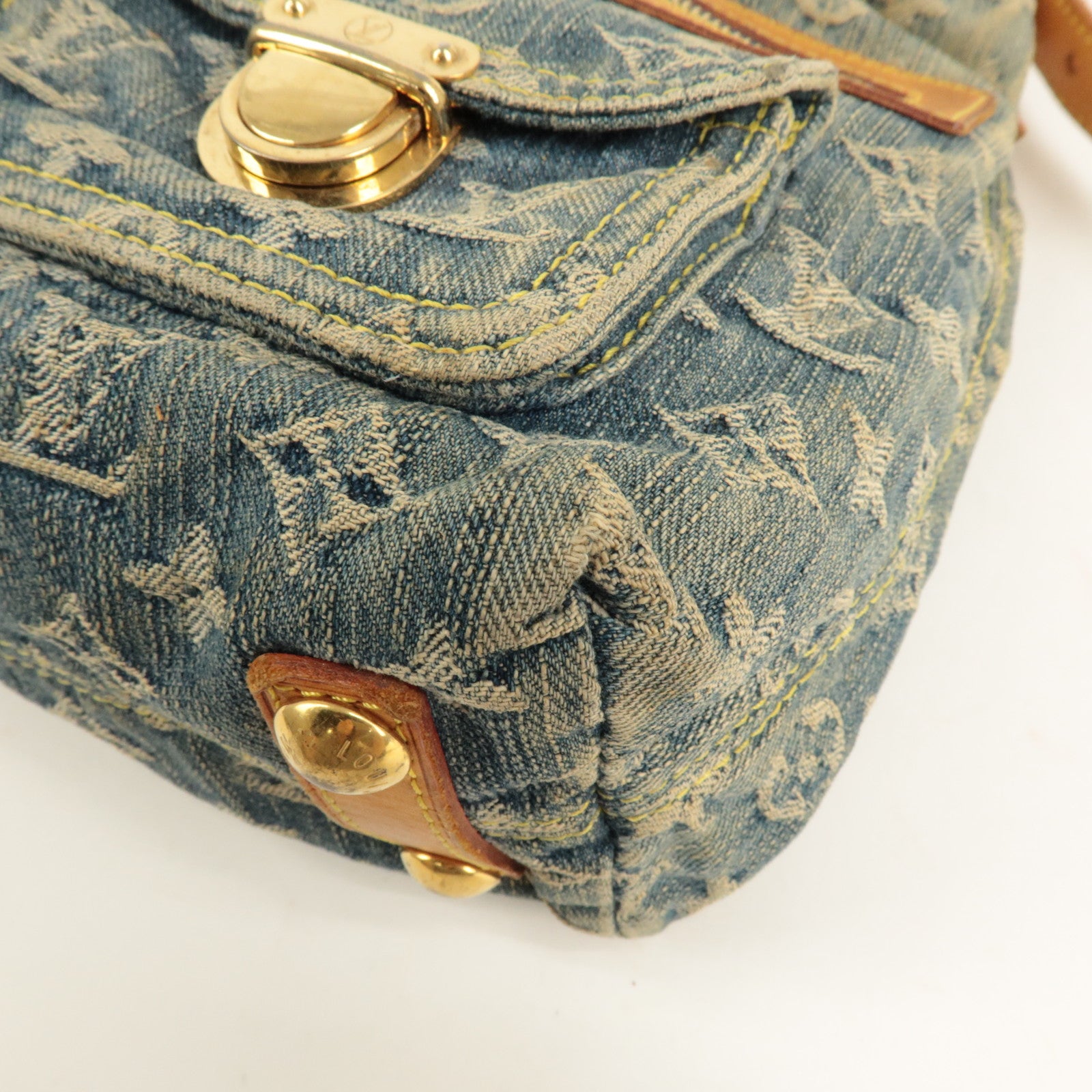 Louis Vuitton Monogram Denim Baggy PM 2Way Shoulder Bag M95049