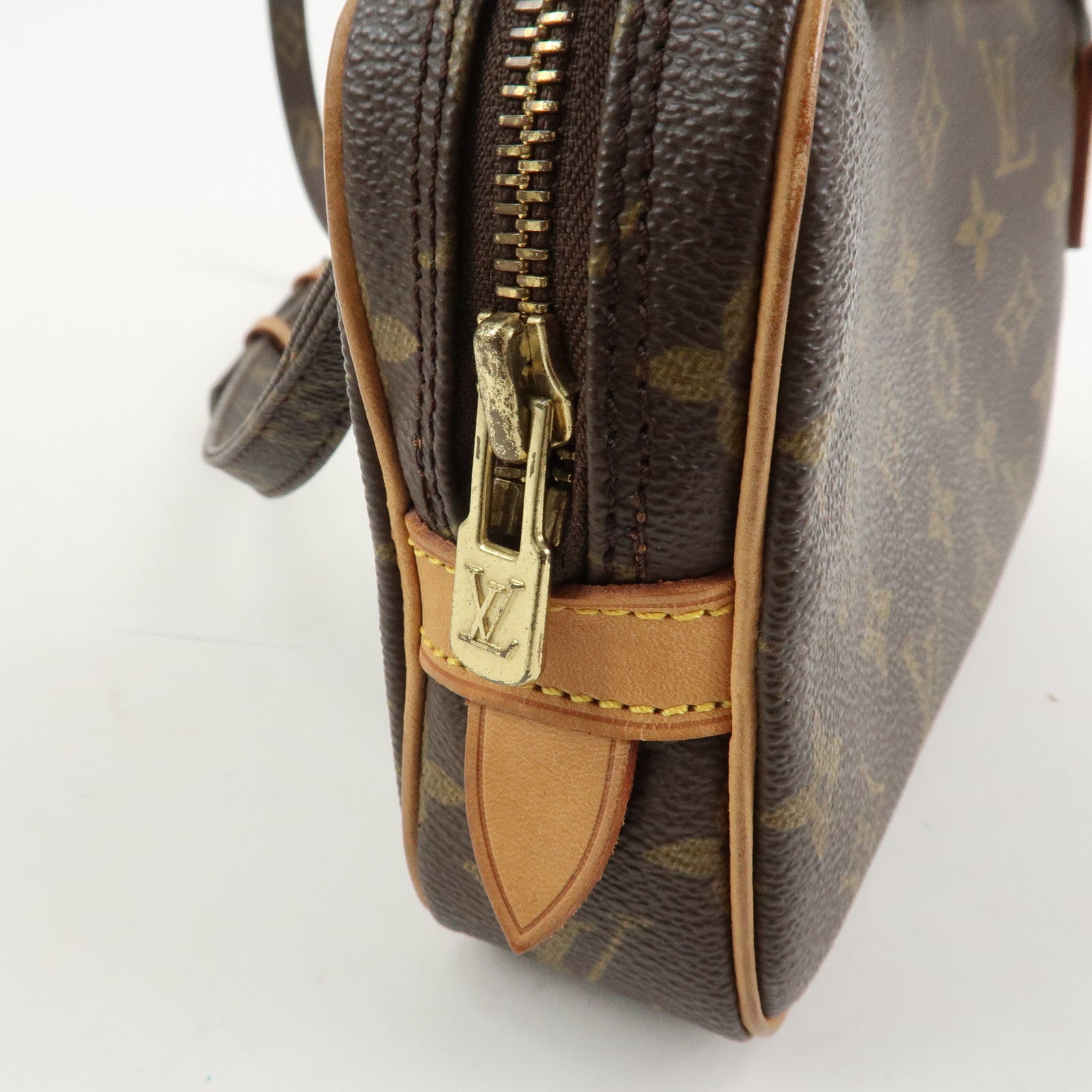 Louis Vuitton Monogram Pochette Marly Bandouliere Bag Brown M51828