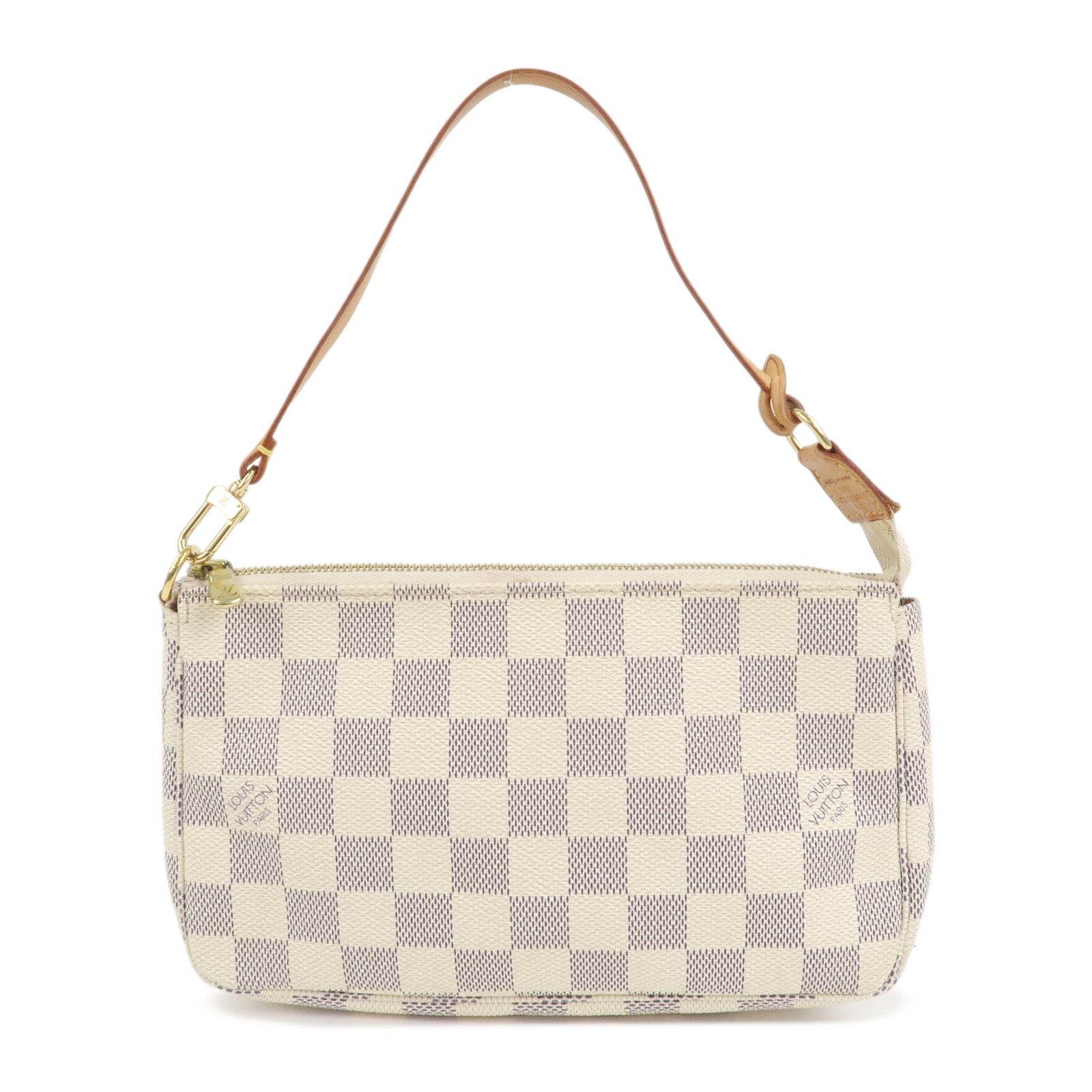Louis Vuitton Damier Azur Pochette Accessoires Hand Bag N41207