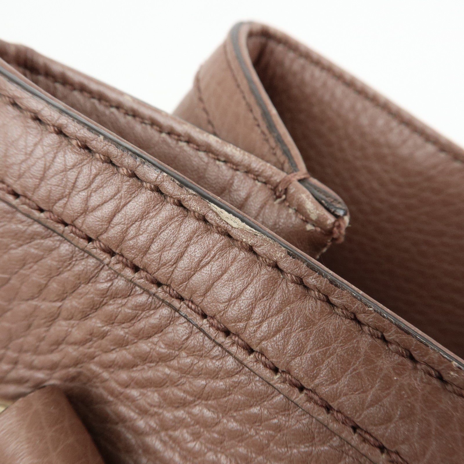 GUCCI Bamboo Diana Leather 2Way Shoulder Bag Hand Bag Brown 308360