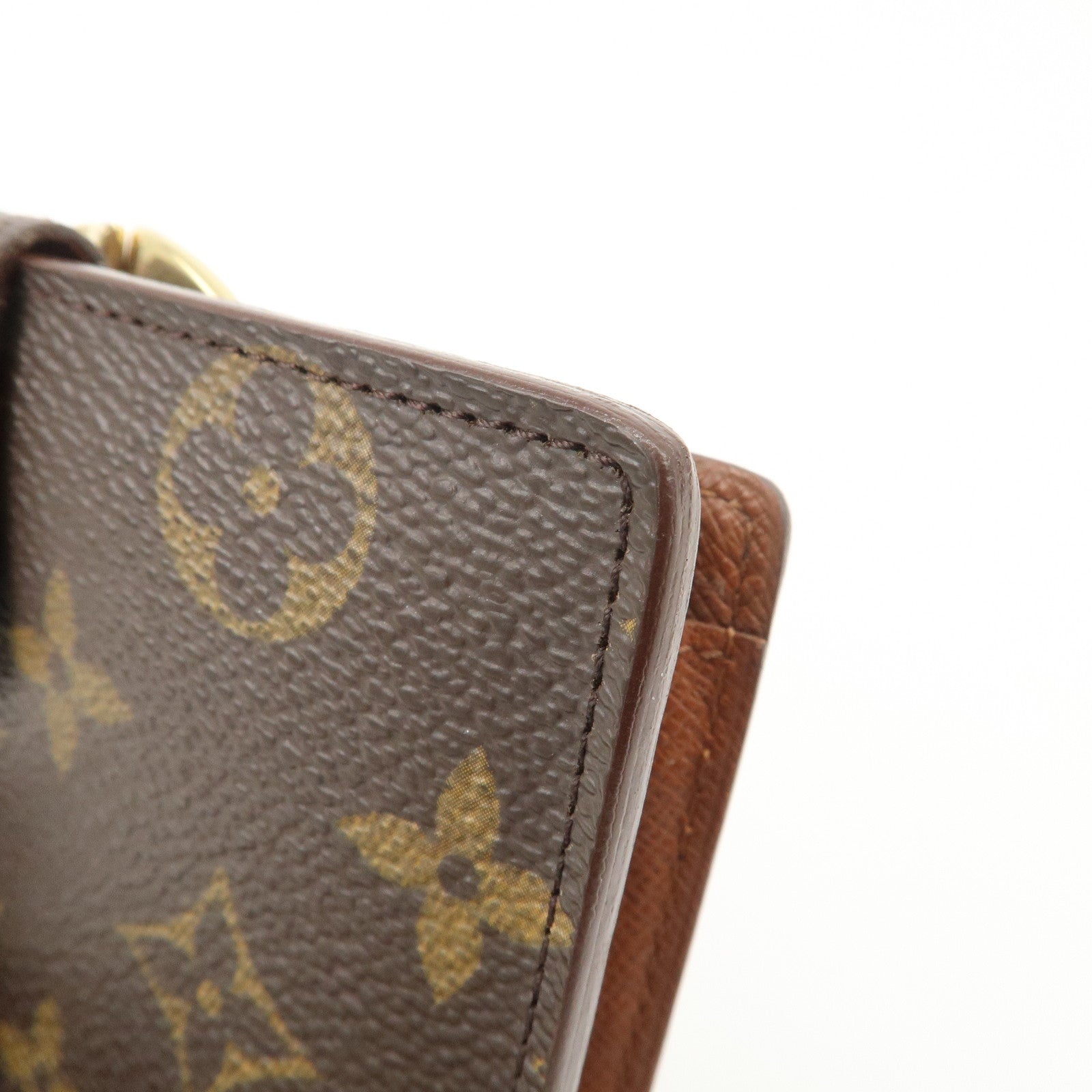 Louis Vuitton Monogram Portefeuille Viennois Wallet Brown M61674 Used
