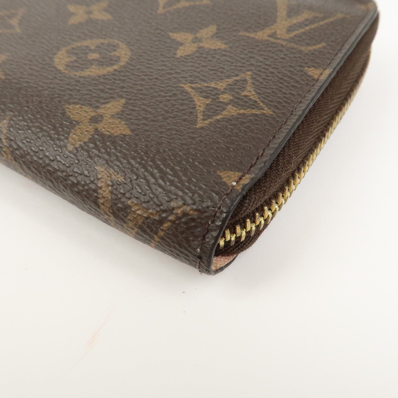 Louis Vuitton Monogram Zippy Long Wallet Rose Ballerine M41894