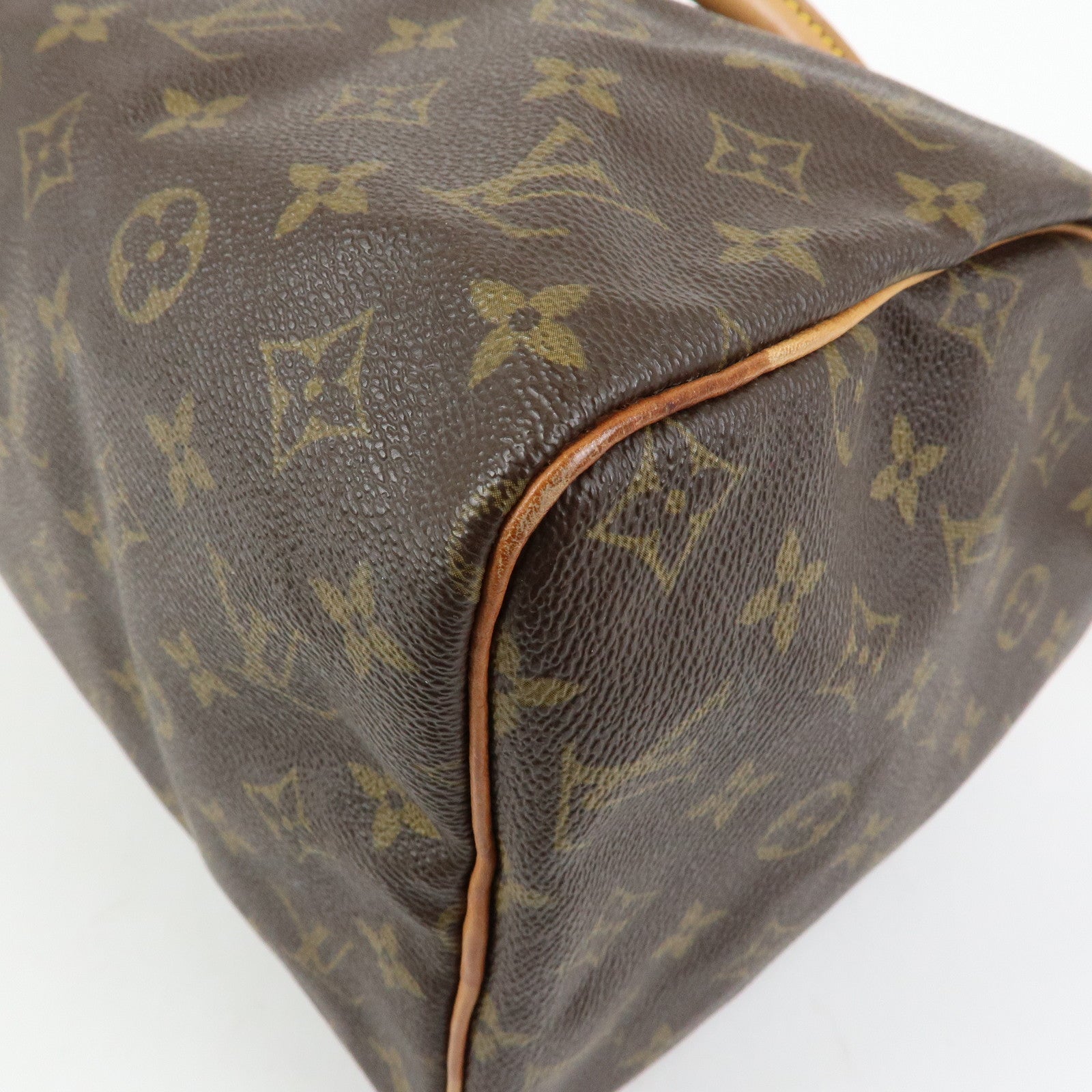 Louis Vuitton Monogram Speedy 30 Boston Bag Hand Bag Brown M41526