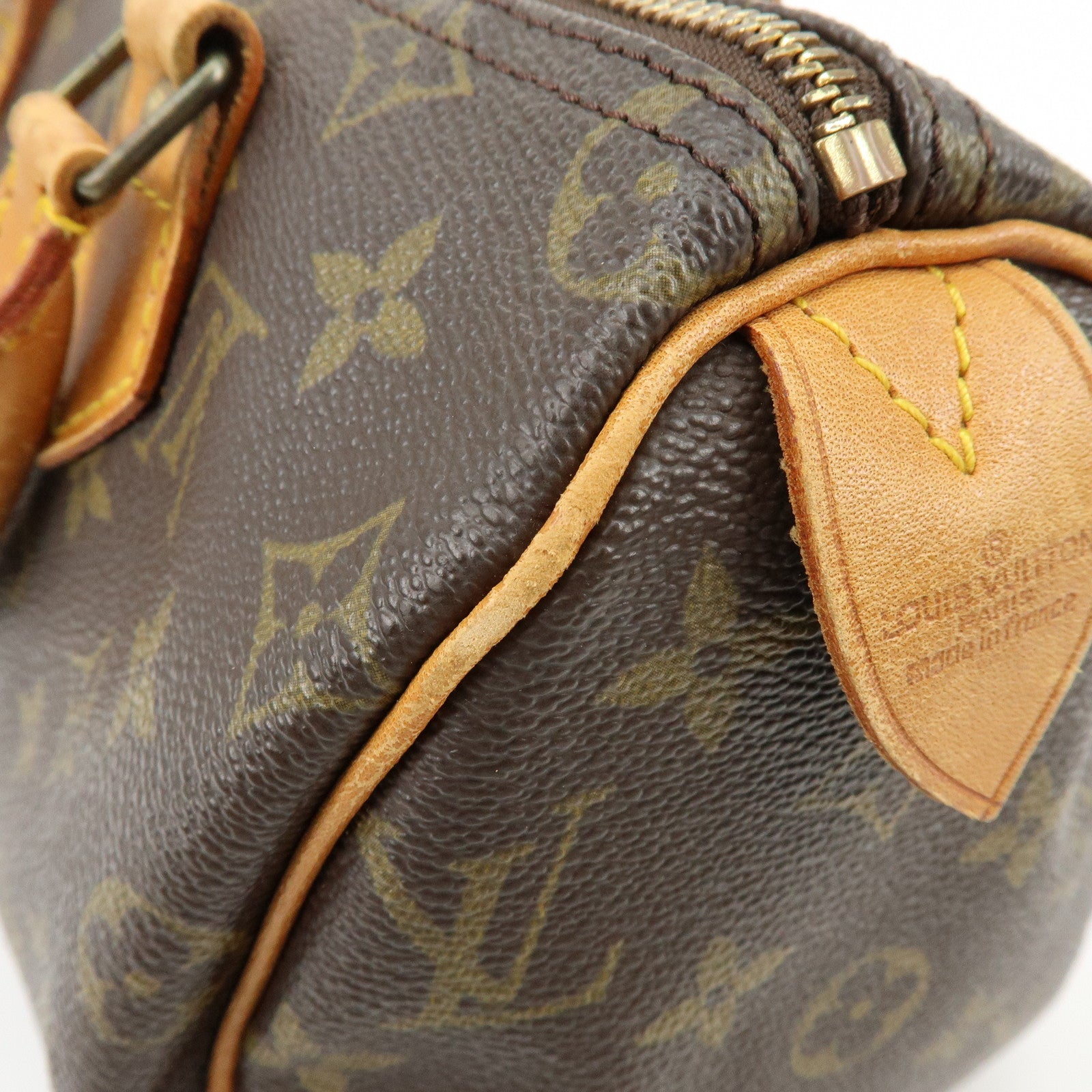 Louis Vuitton Monogram Speedy 25 Boston Bag Hand Bag Brown M41528