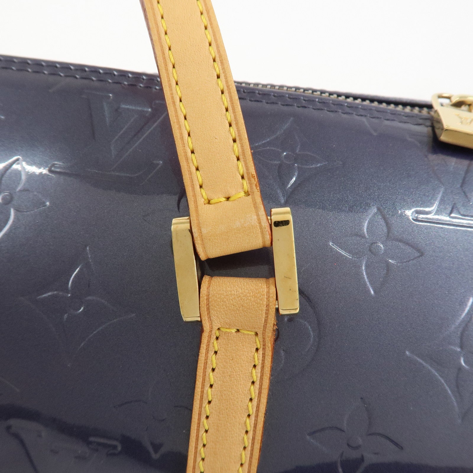 Louis Vuitton Monogram Vernis Leather Bedford Hand Bag M91330 Used
