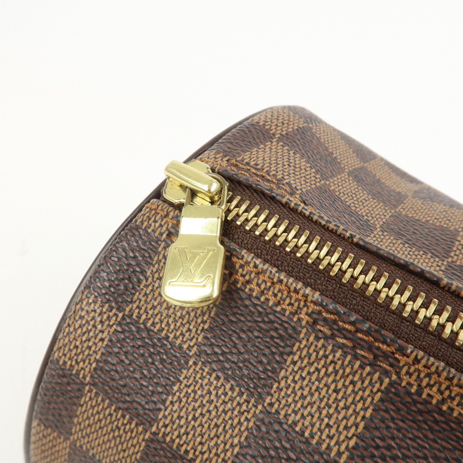 Louis Vuitton Damier Ebene Papillon 30 Hand Bag Brown N51303