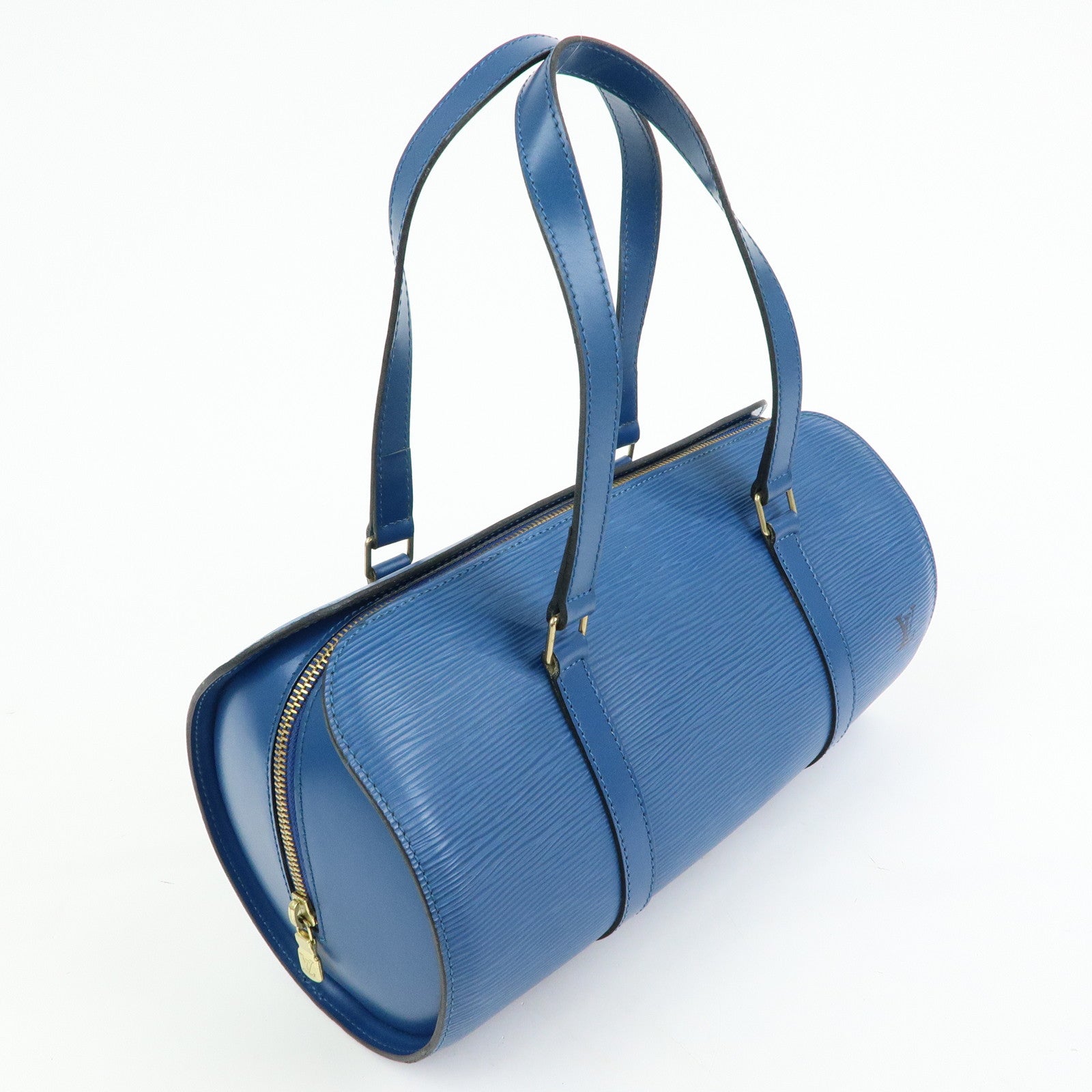 Louis Vuitton Epi Soufflot Shoulder Bag Hand Bag Toledo Blue M52225