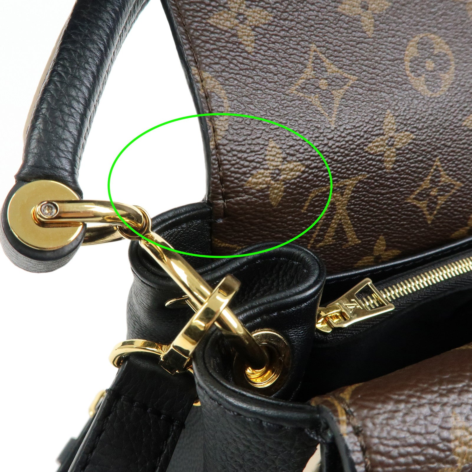Louis Vuitton Monogram Double V 2Way Bag Shoulder Bag Noir M54439