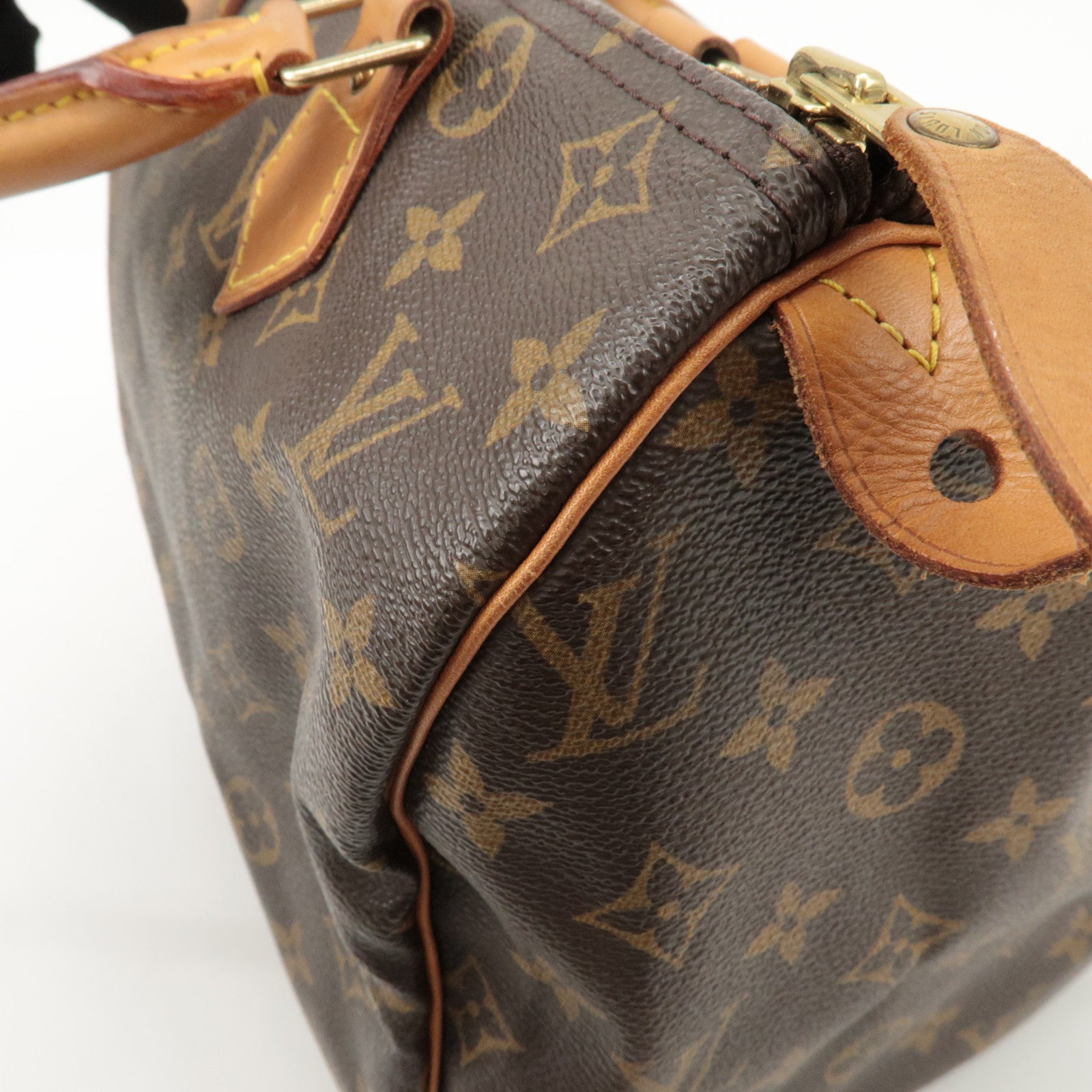 Louis Vuitton Monogram Speedy 30 Hand Bag Boston Bag M41526 Used