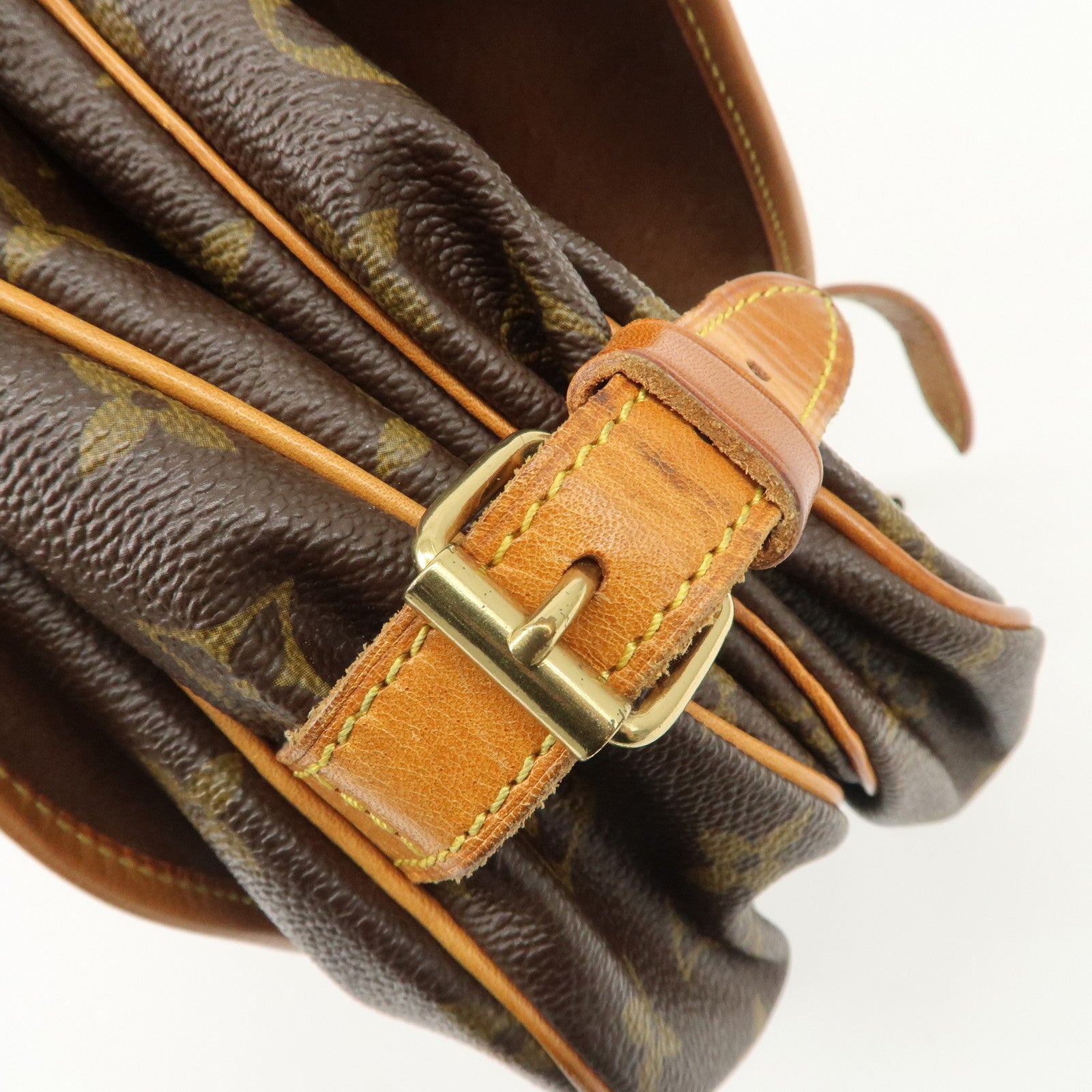 Louis Vuitton Monogram Saumur 30 Shoulder Bag Brown M42256 Used