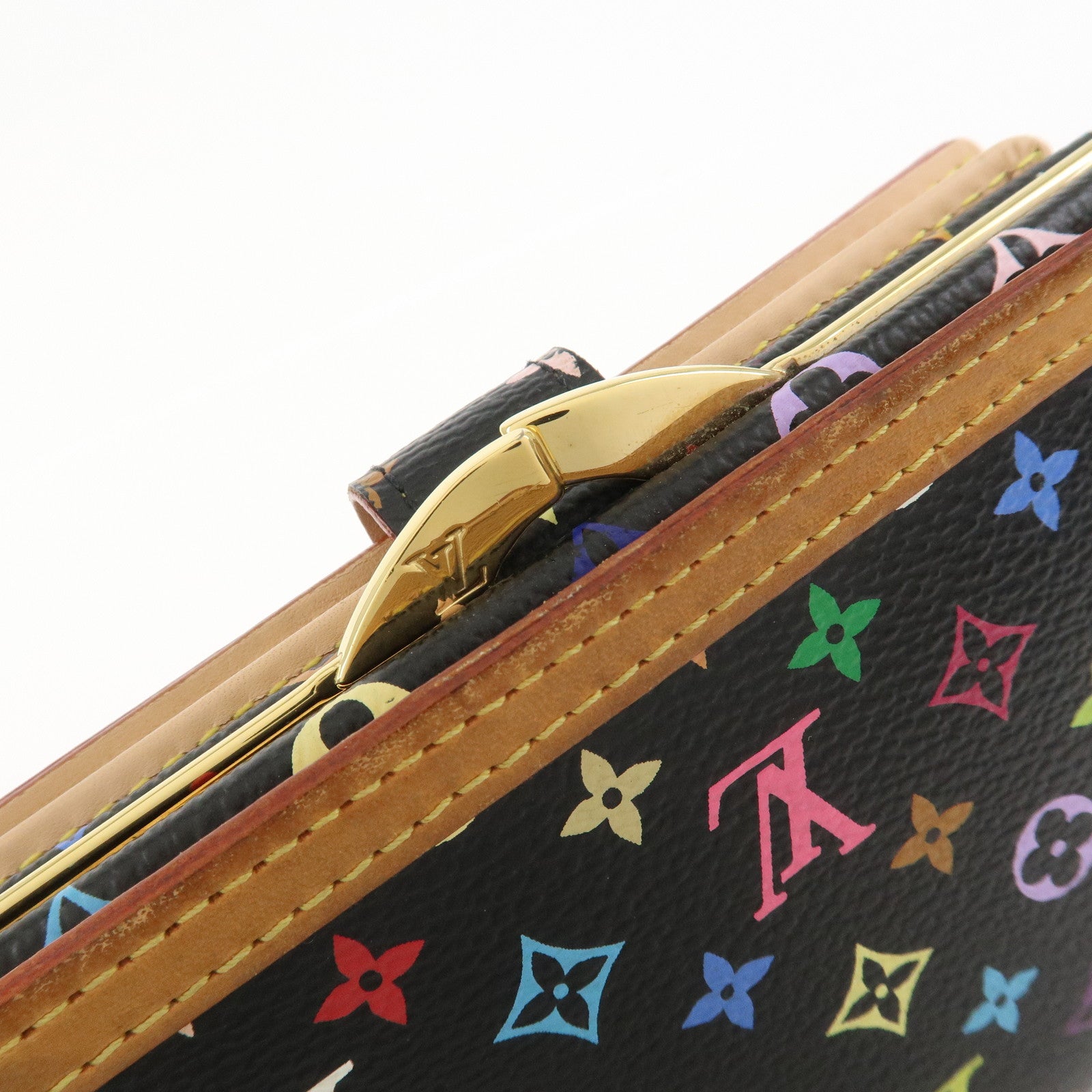 Louis Vuitton Monogram Multicolor Portefeuille Viennois Noir M92988