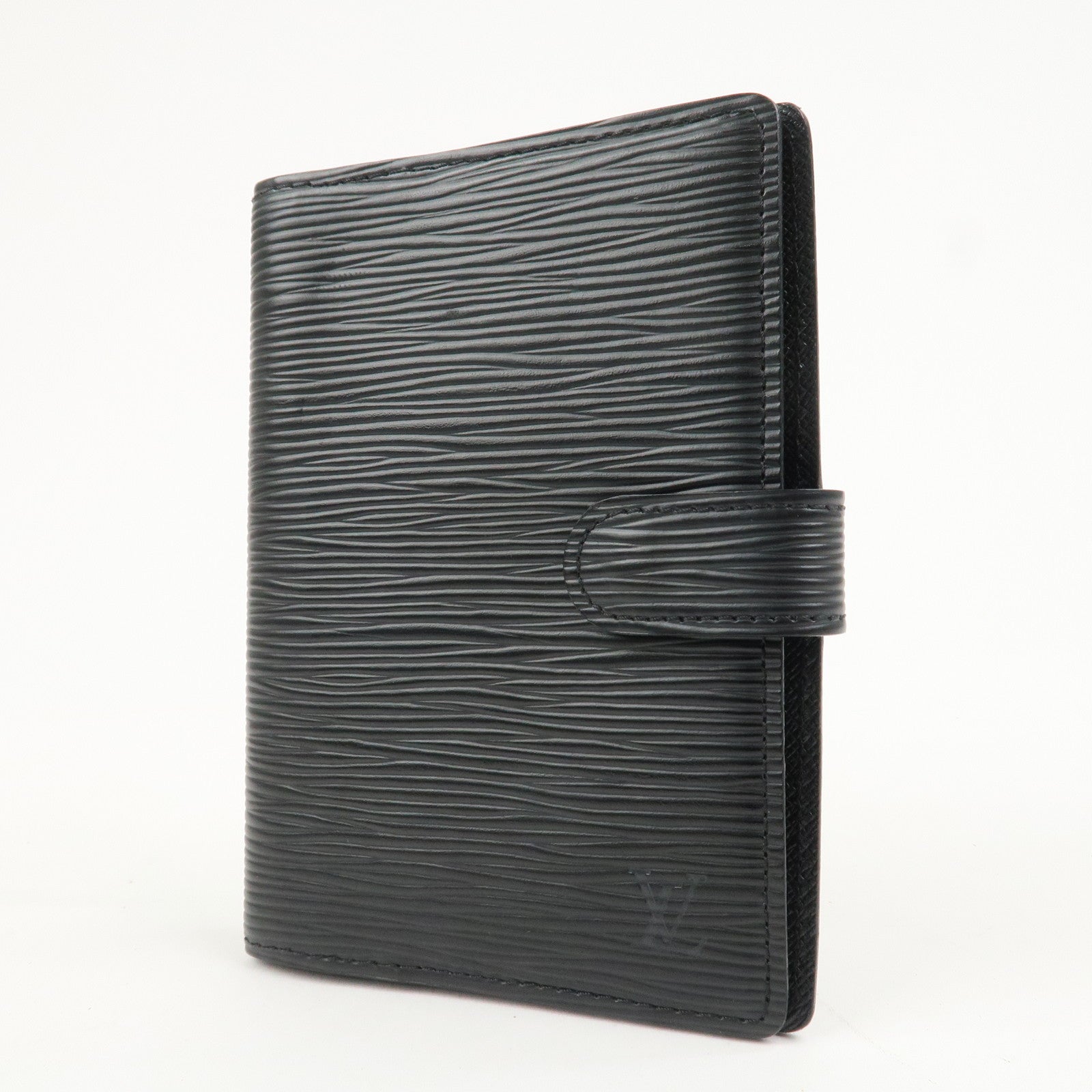 Louis Vuitton Epi Agenda PM Planner Cover Noir R20052