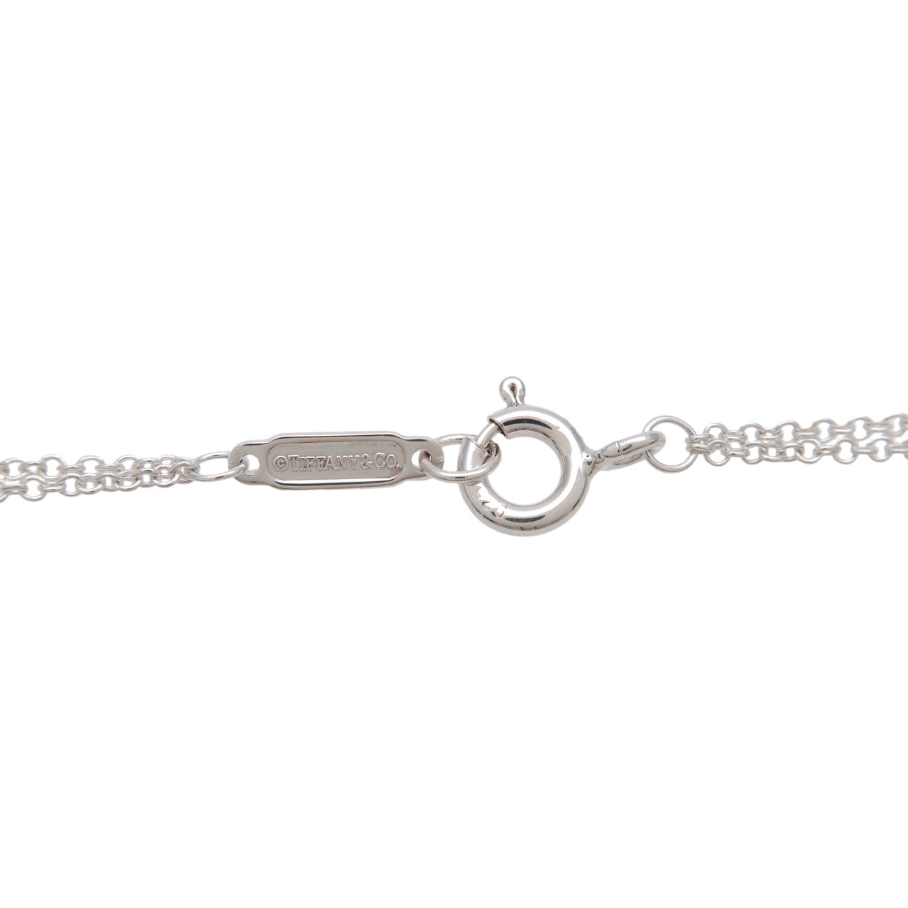 Tiffany & Co Return to Tiffany Heart Double Chain Necklace SV925