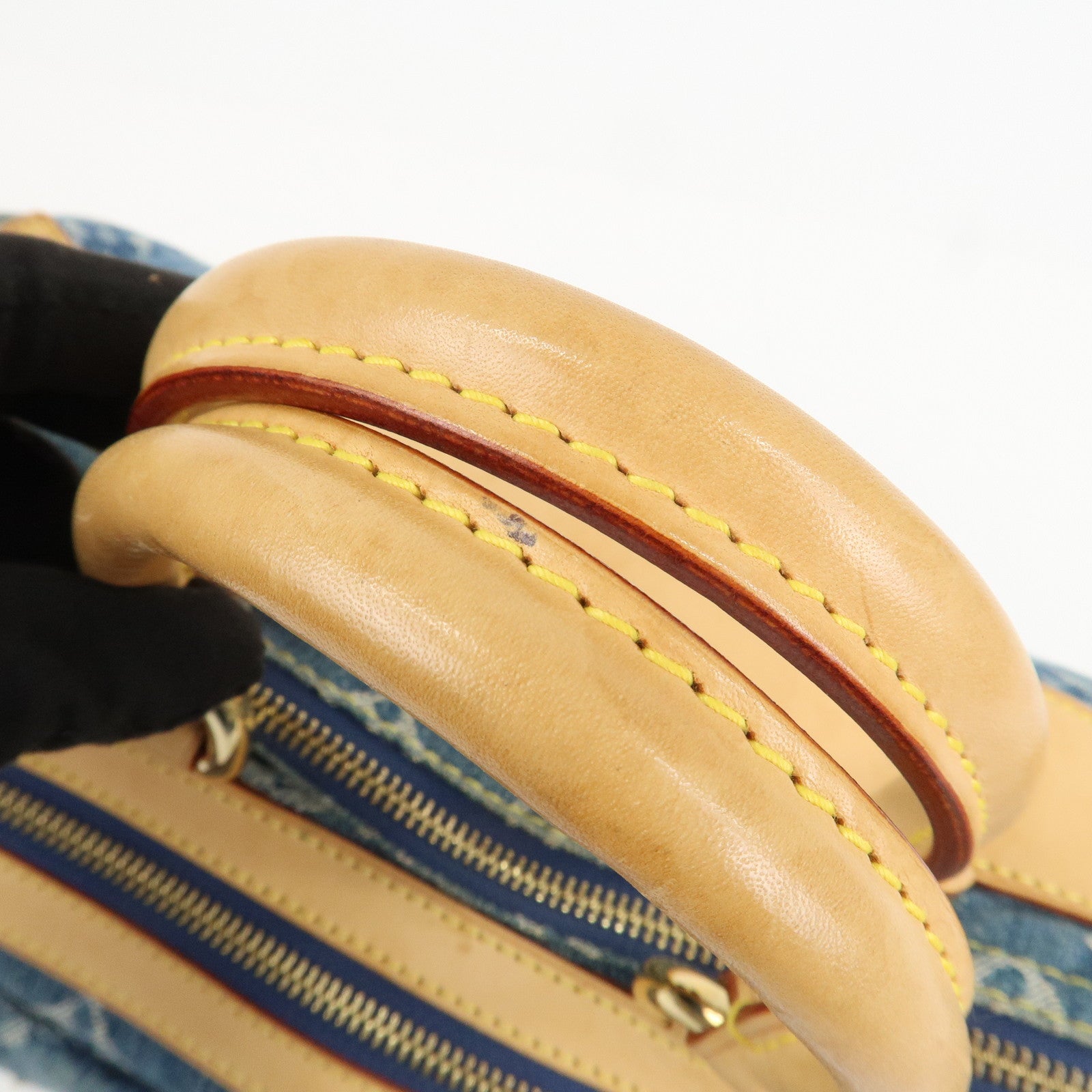 Louis Vuitton Monogram Denim Neo Speedy Boston Bag Blue M95019