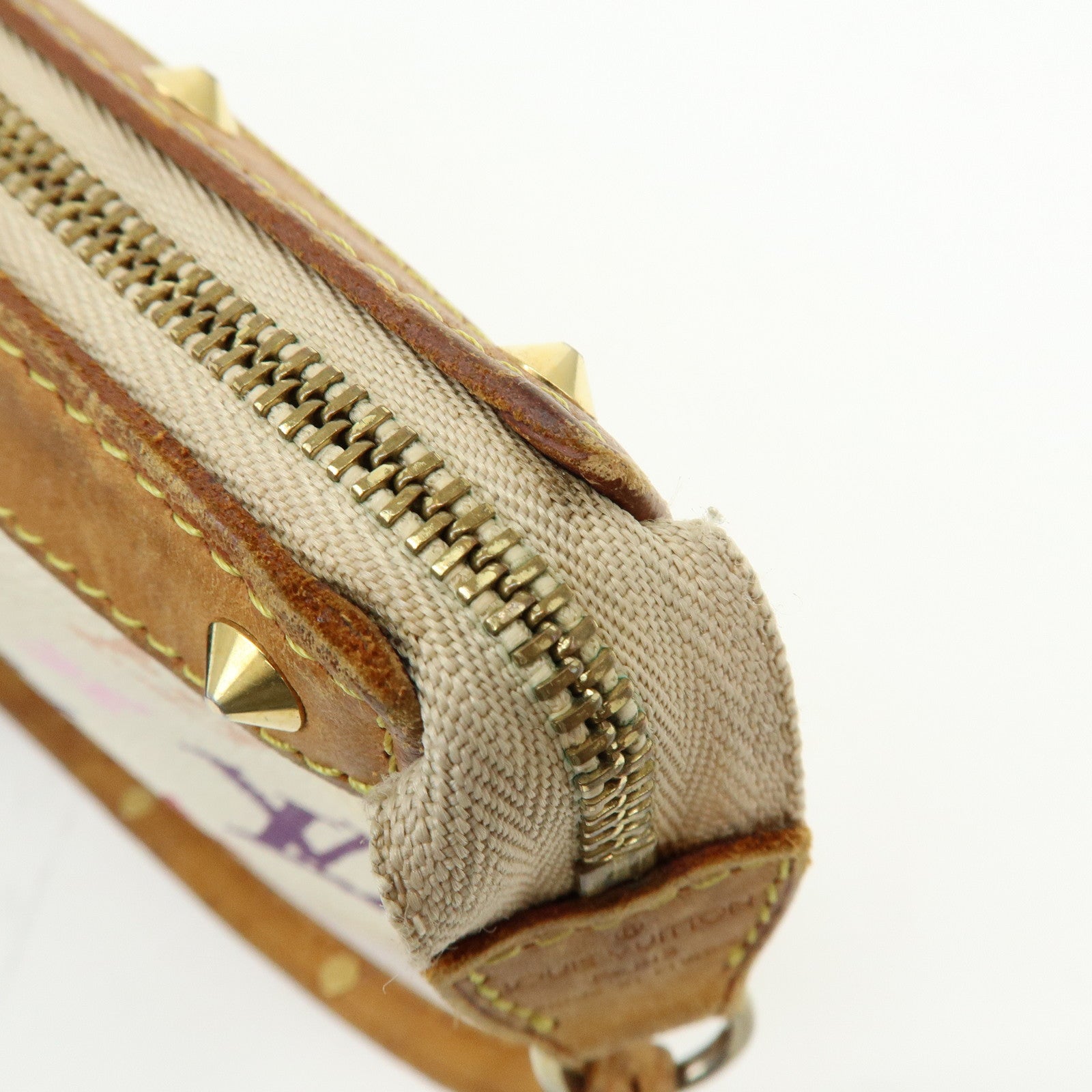 Louis Vuitton Monogram Multicolor Pochette Accessoires Blanc M92649